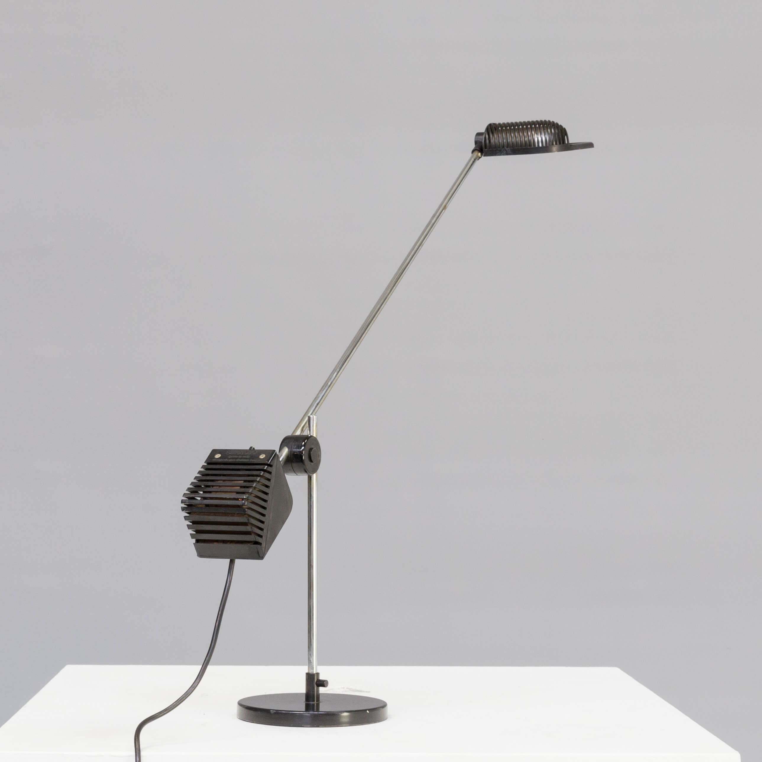 1960s De Pas, D’urbino & Lomazzi ‘Maniglia’ Table Lamp Halogen for Stilnovo In Good Condition For Sale In Amstelveen, Noord