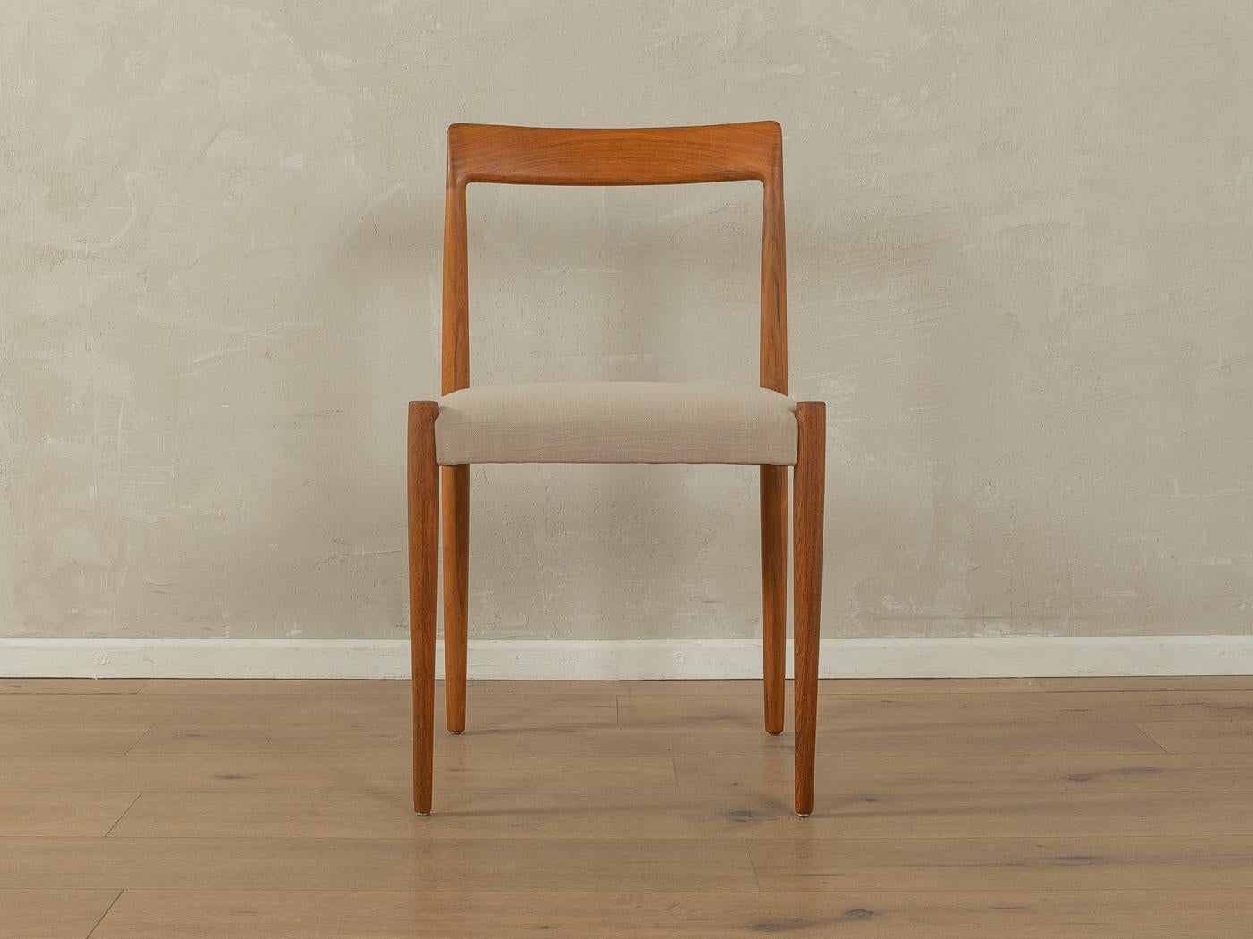 Allemand Chaises de salle à manger des années 60, Lübke en vente
