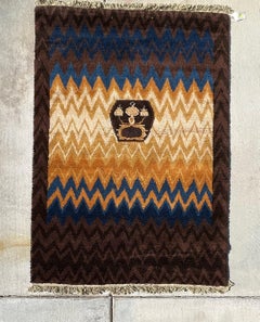 60's EGE BERBER Deluxe UNUSED Mid Century Modern Scandinavian Danish Rya Rug