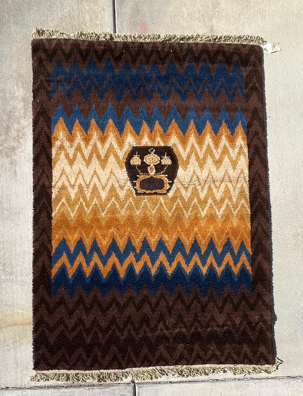 Danese Tappeto EGE BERBER Deluxe degli anni '60, non usato, del metà del secolo scorso, The Modern Scandinavian Rya in vendita
