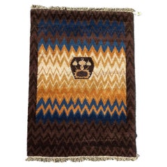 60's EGE BERBER Deluxe UNUSED Mid Century Modern Scandinavian Danish Rya Rug