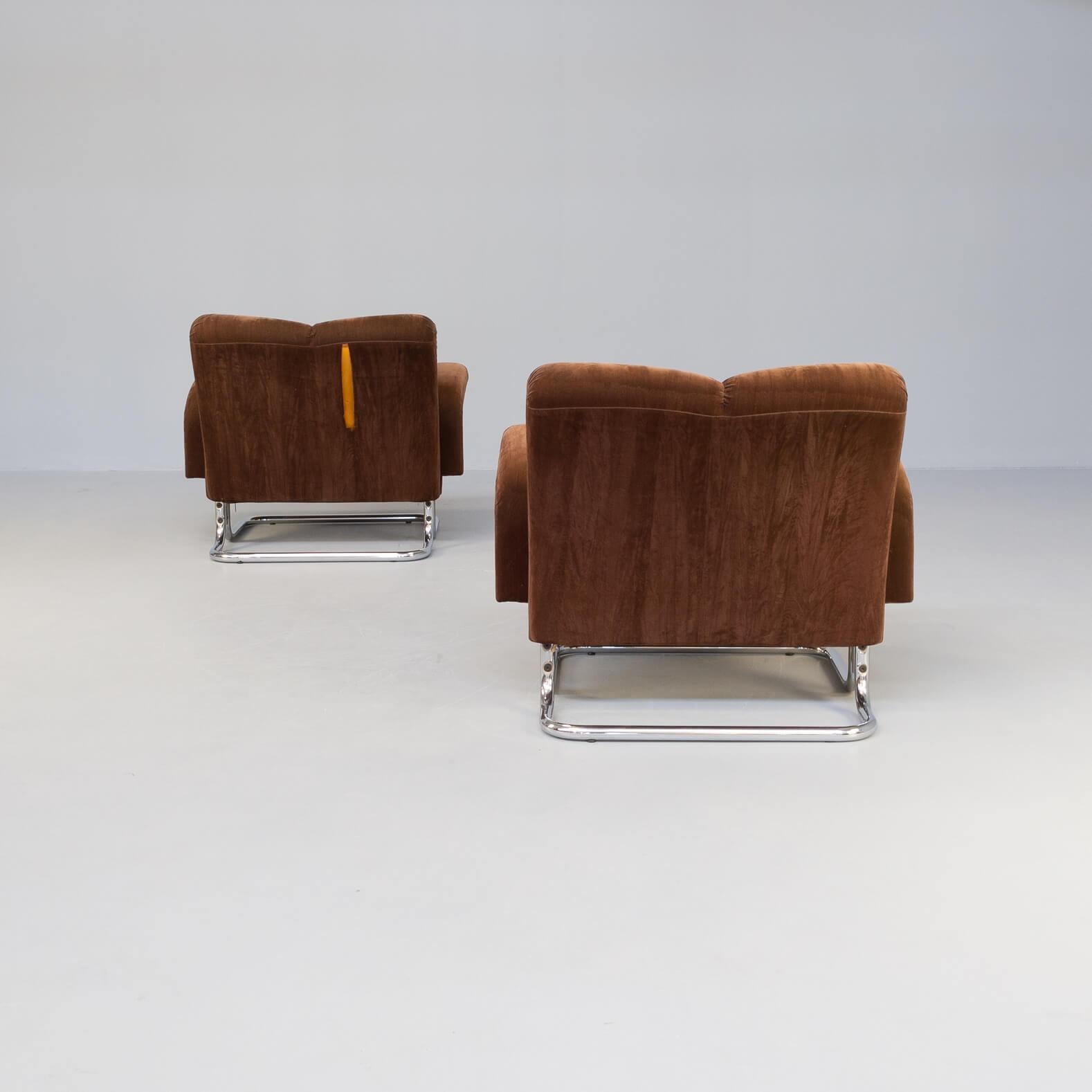 60s Emilio Guarnacci ‘Isotra’ Fauteuil for 1P Set/2 For Sale 1