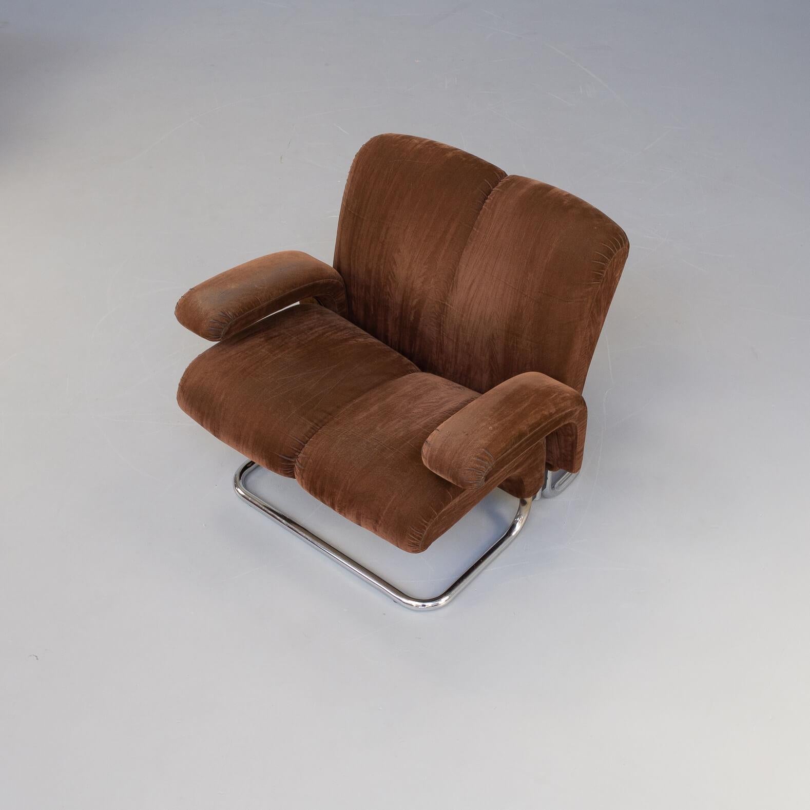 60s Emilio Guarnacci ‘Isotra’ Fauteuil for 1P Set/2 For Sale 2