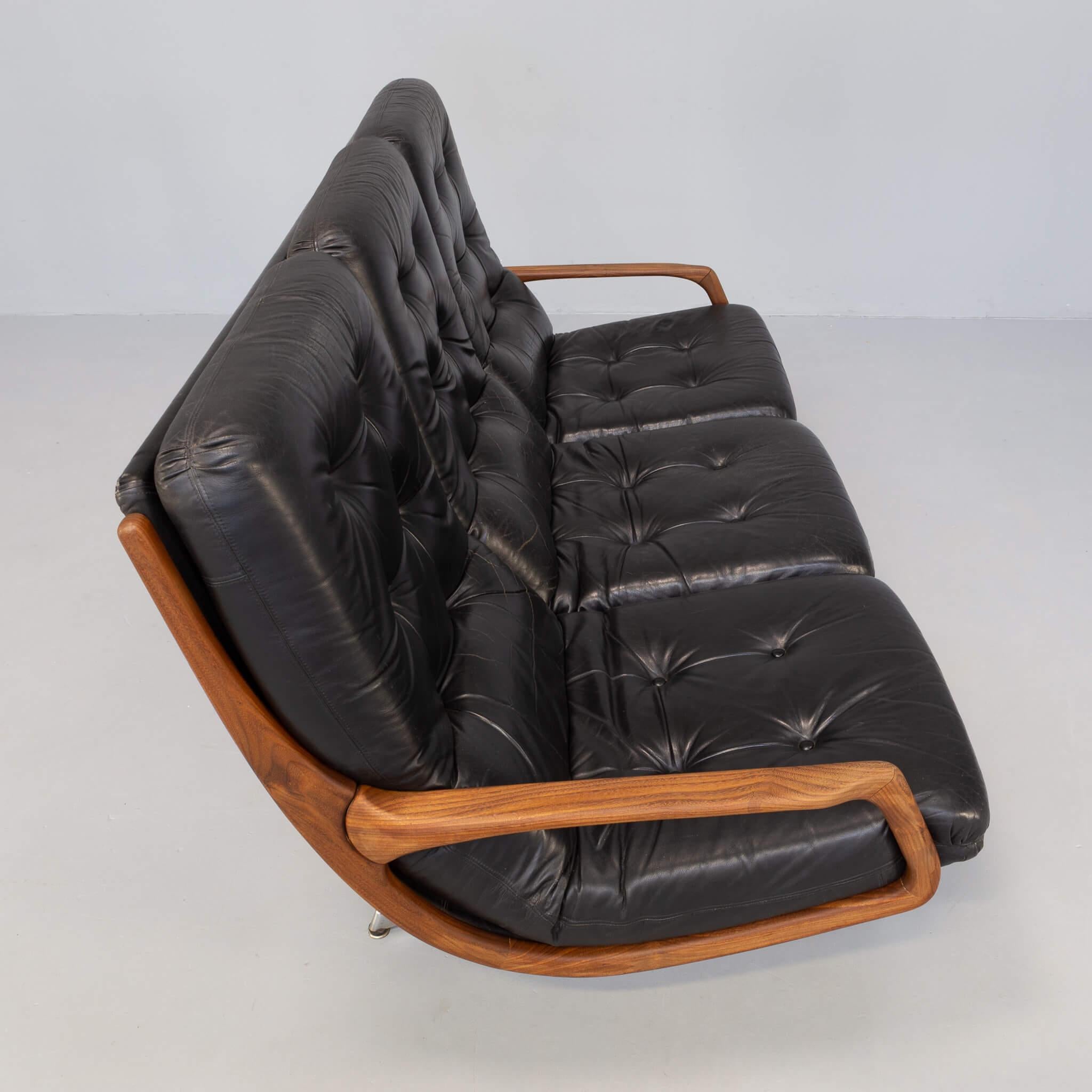 60s Eugen Smidt Three Seater Sofa for Soloform In Good Condition For Sale In Amstelveen, Noord