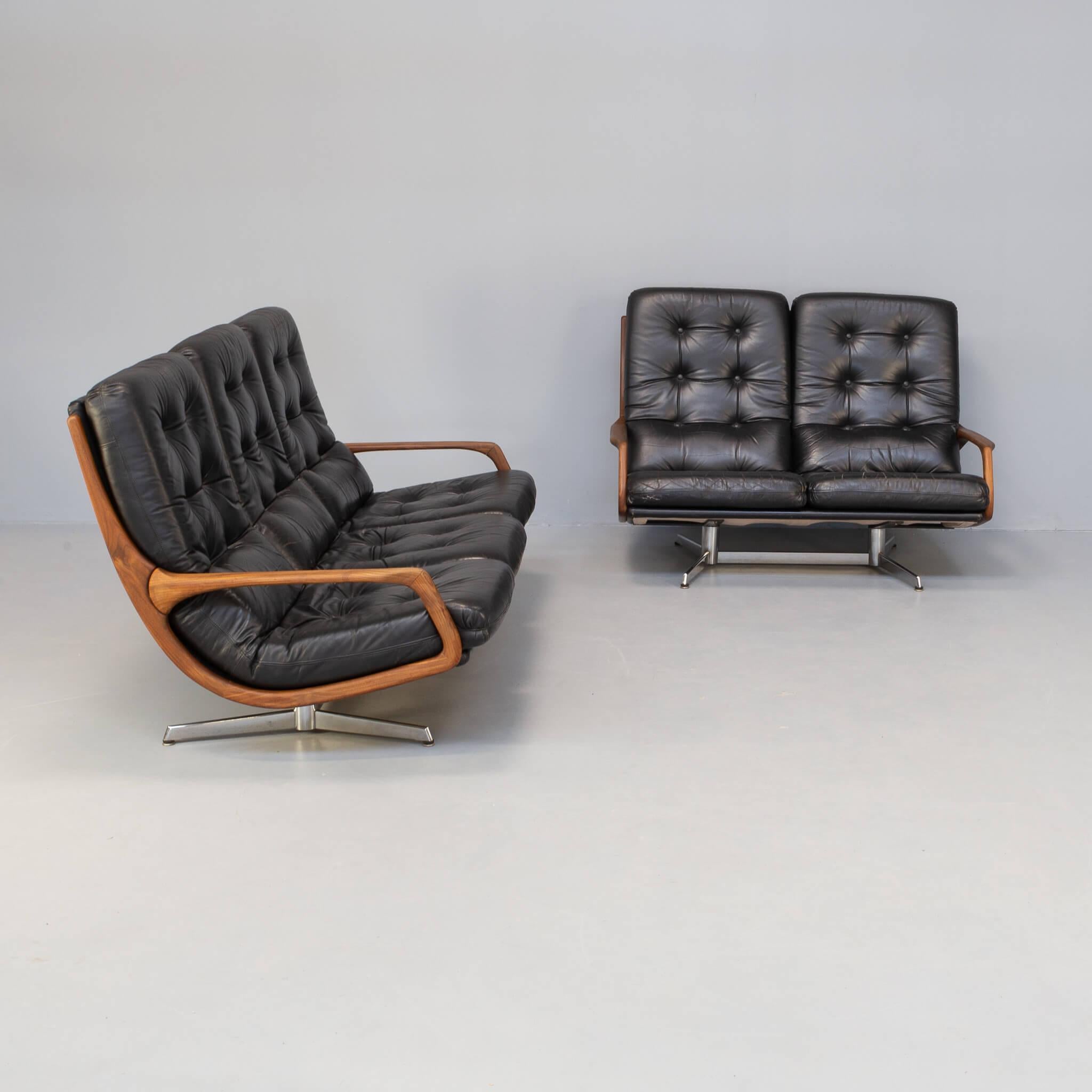 20th Century 60s Eugen Smidt Three Seater Sofa for Soloform For Sale