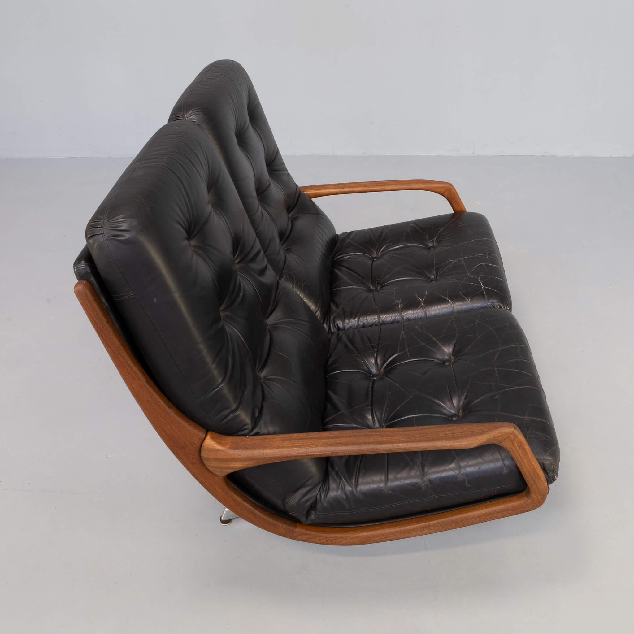 1960s Eugen Smith Two Seater Sofa for Soloform In Good Condition For Sale In Amstelveen, Noord