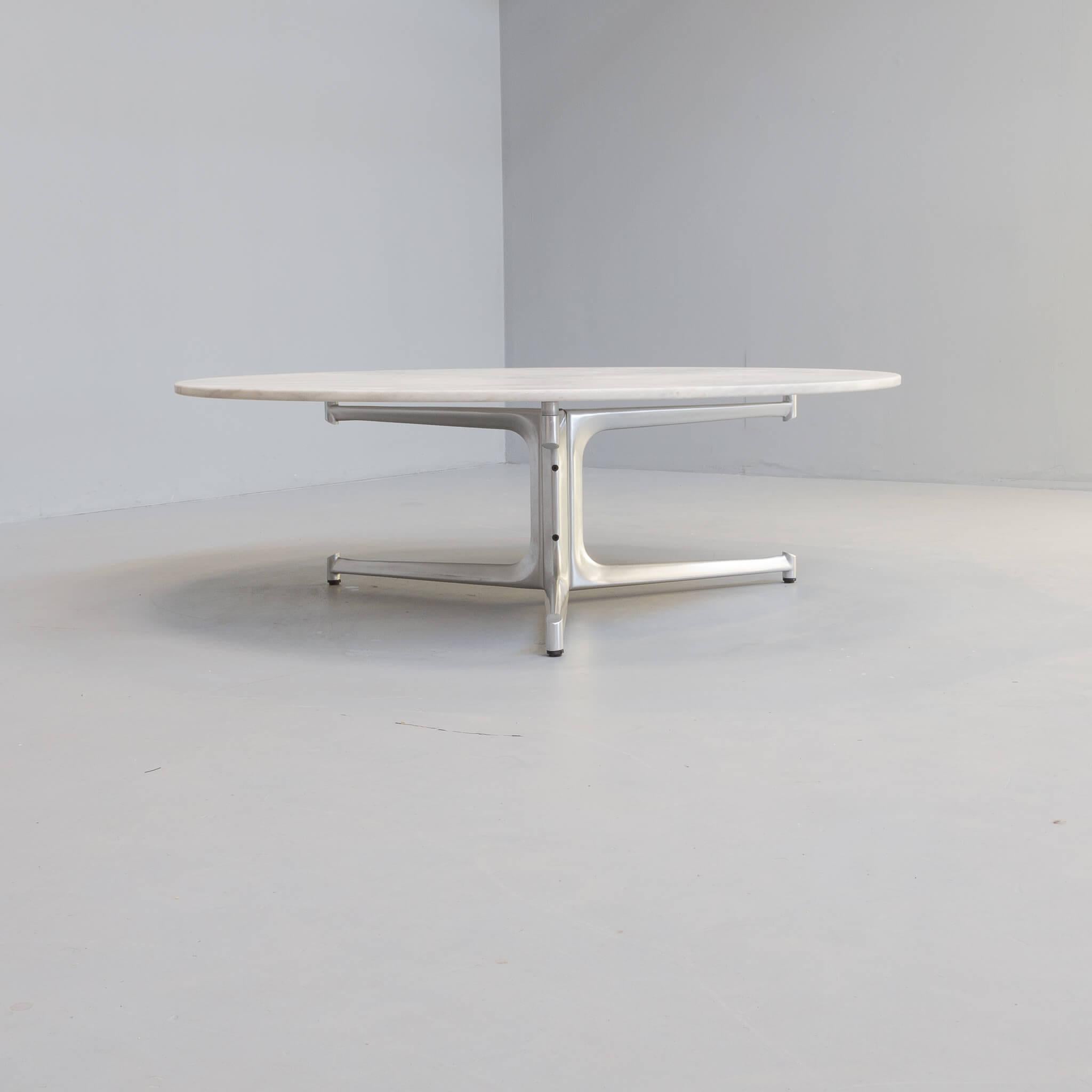 Mid-Century Modern 60s Fabricius & Kastholm ‘T105’ Marble Coffee Table for Kill International