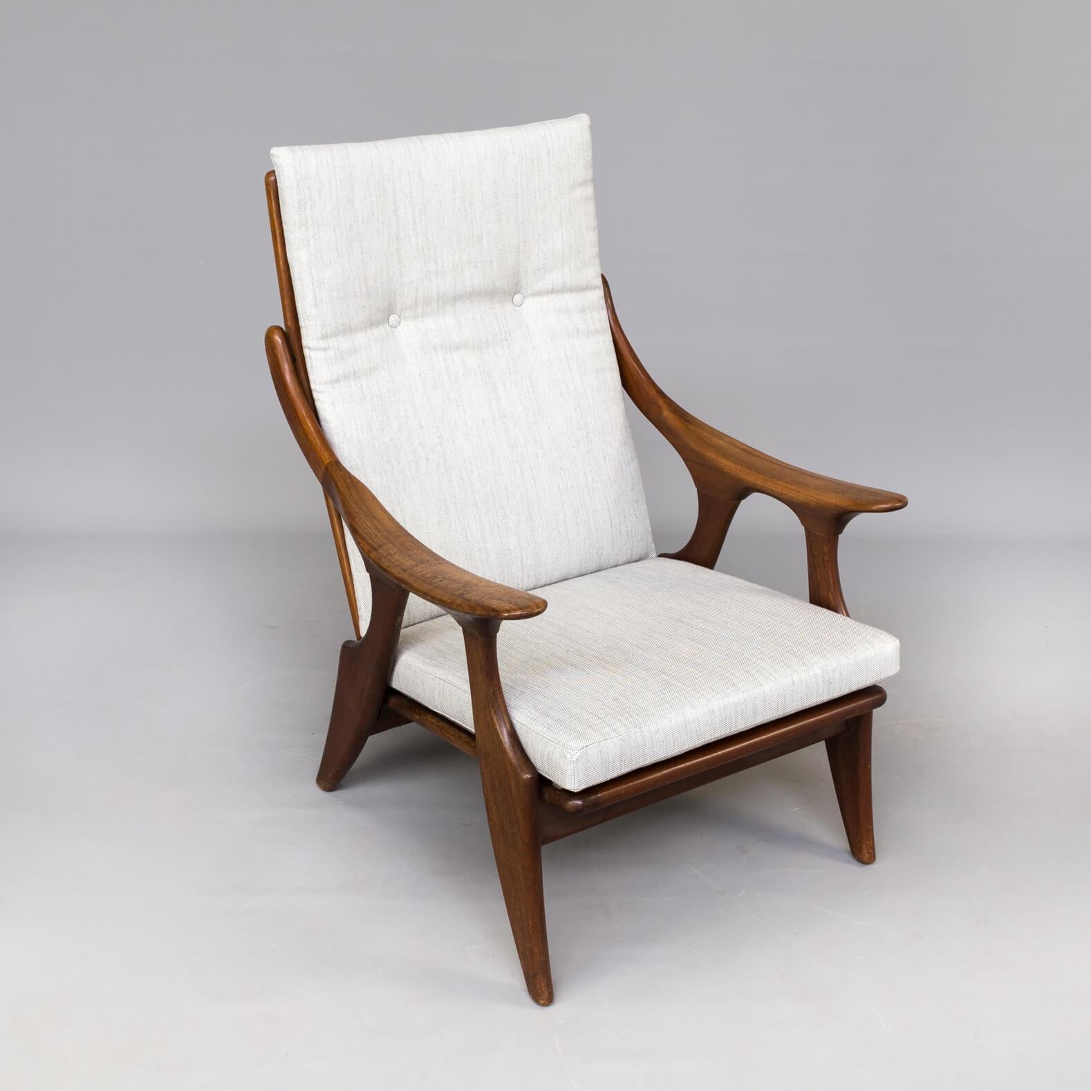 Teak 1960s Fauteuil ‘the Knot’ Model, ‘He’ and ‘She’ for De Ster Gelderland Set of 2 For Sale