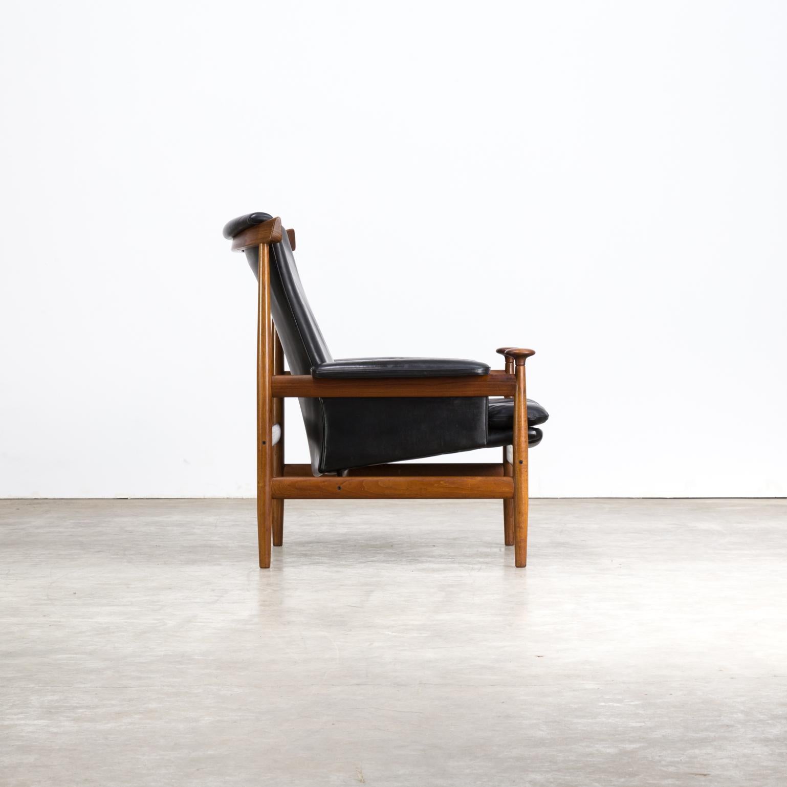 1960s Finn Juhl ‘Bwana Model 152’ Lounge Chair for France & Son In Good Condition For Sale In Amstelveen, Noord
