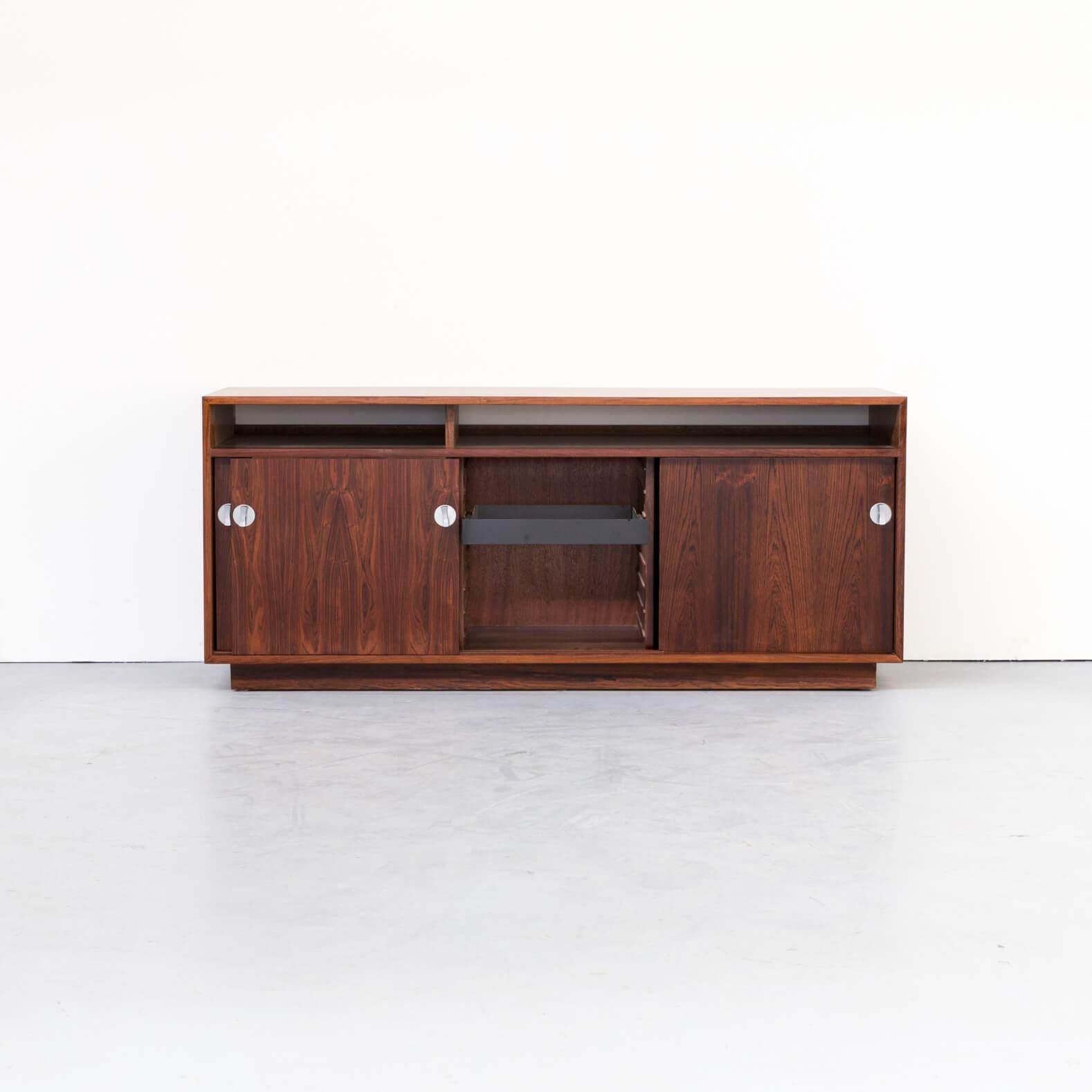 One beautiful rosewood lowboard matching in the diplomat office series of Cado designed by Finn Juhl.