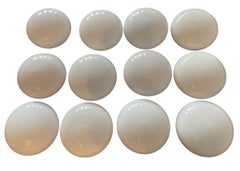 Années 60 Plafonniers ou appliques en opaline Modulo, ensemble de 6, Valenti, Milano