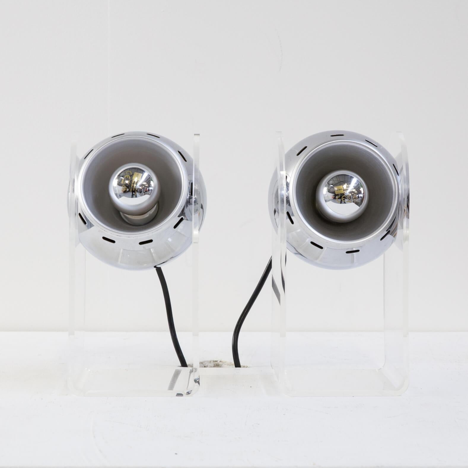 70s table lamp for Insta Sensorette set/2 In Good Condition For Sale In Amstelveen, Noord