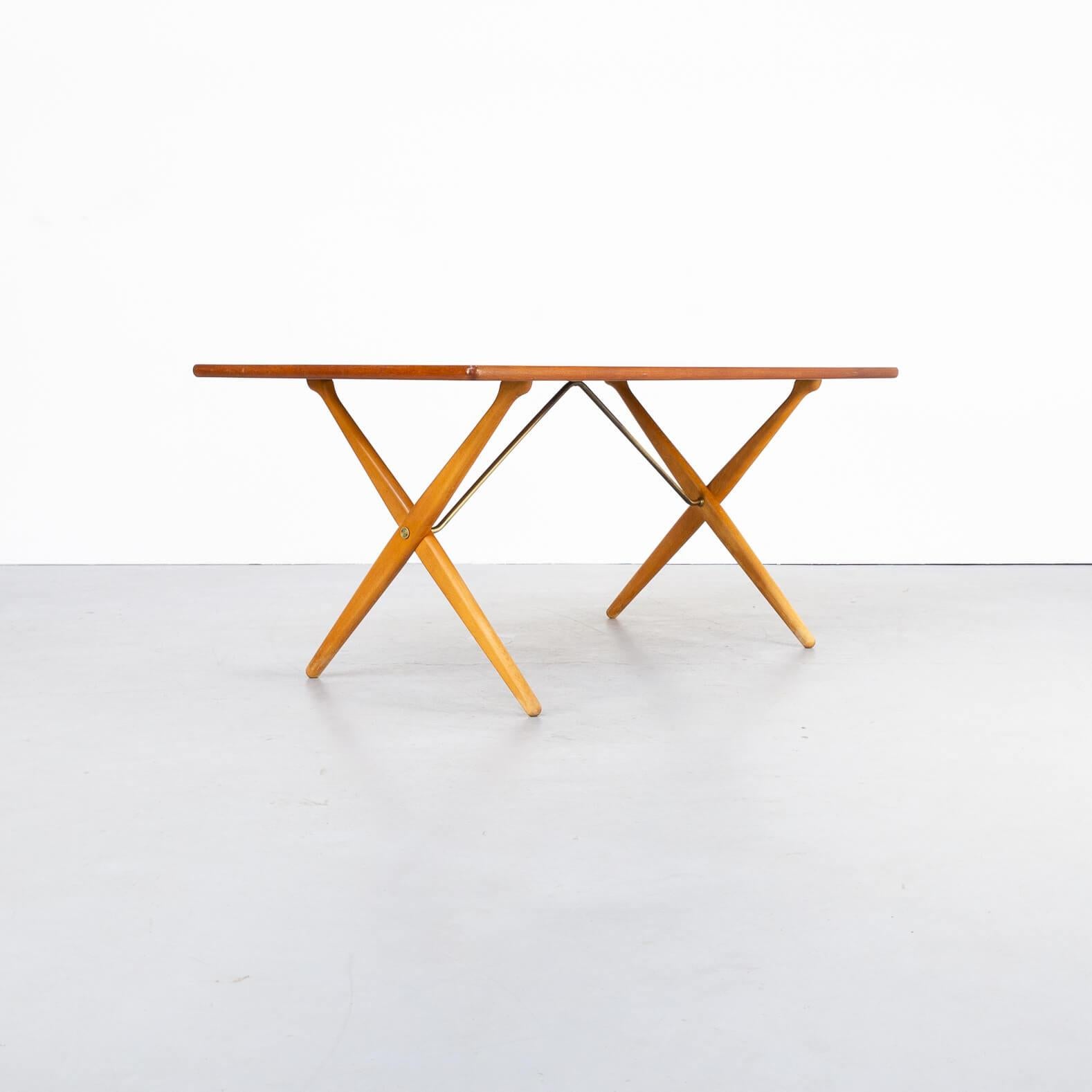 60s Hans J. Wegner ‘AT-303’ Dining Table for Andreas Tuck In Good Condition For Sale In Amstelveen, Noord