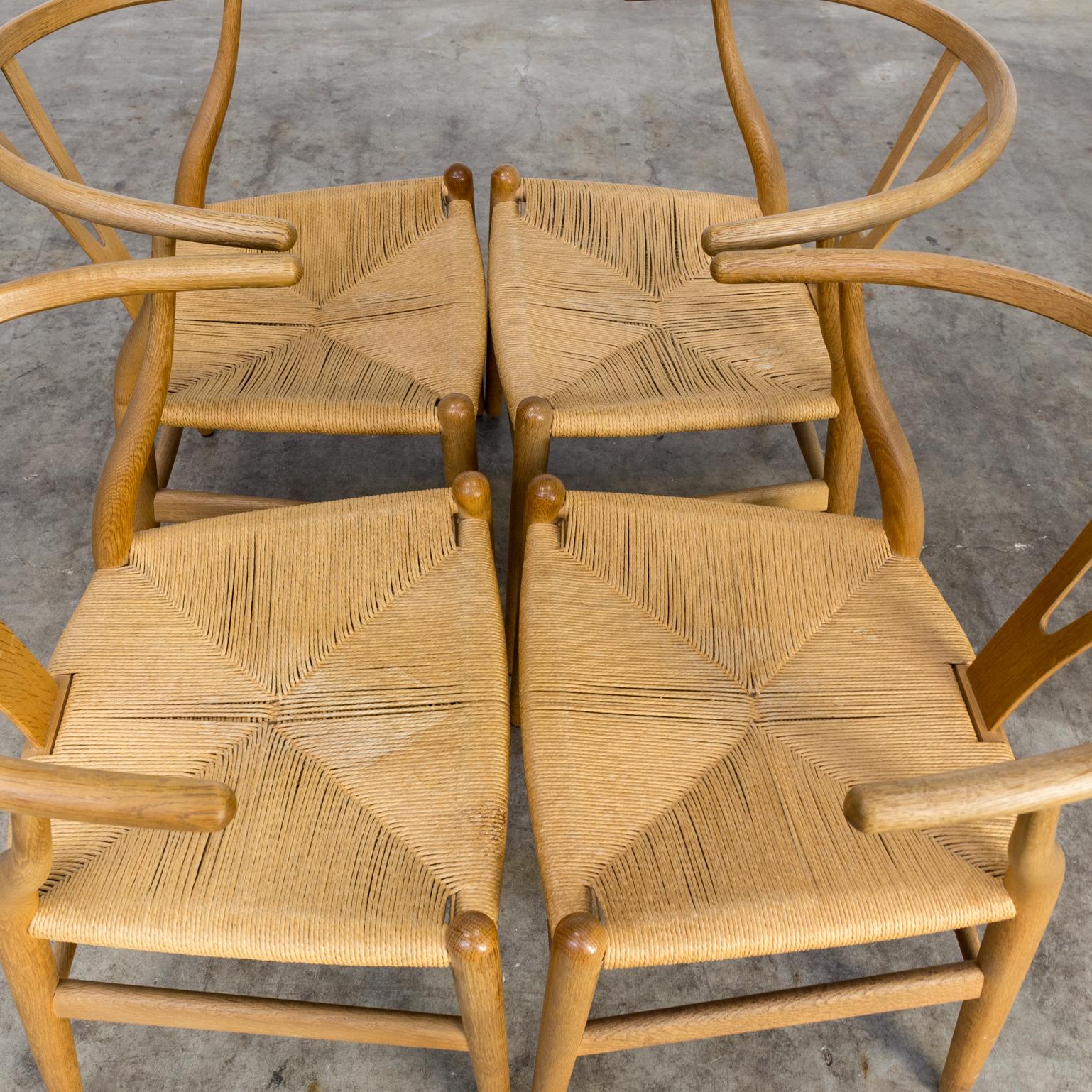 1960s Hans Wegner ‘CH24’ Wishbone Chairs for Carl Hansen & Son For Sale 3