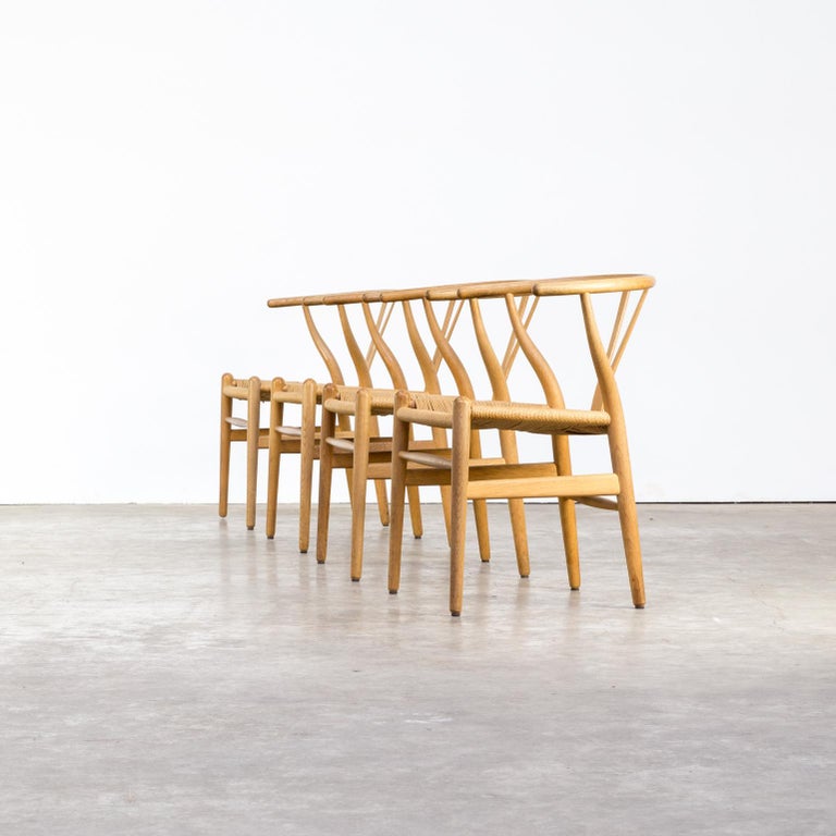 1960s Hans Wegner Ch24 Wishbone Chairs For Carl Hansen And Son For Sale At 1stdibs