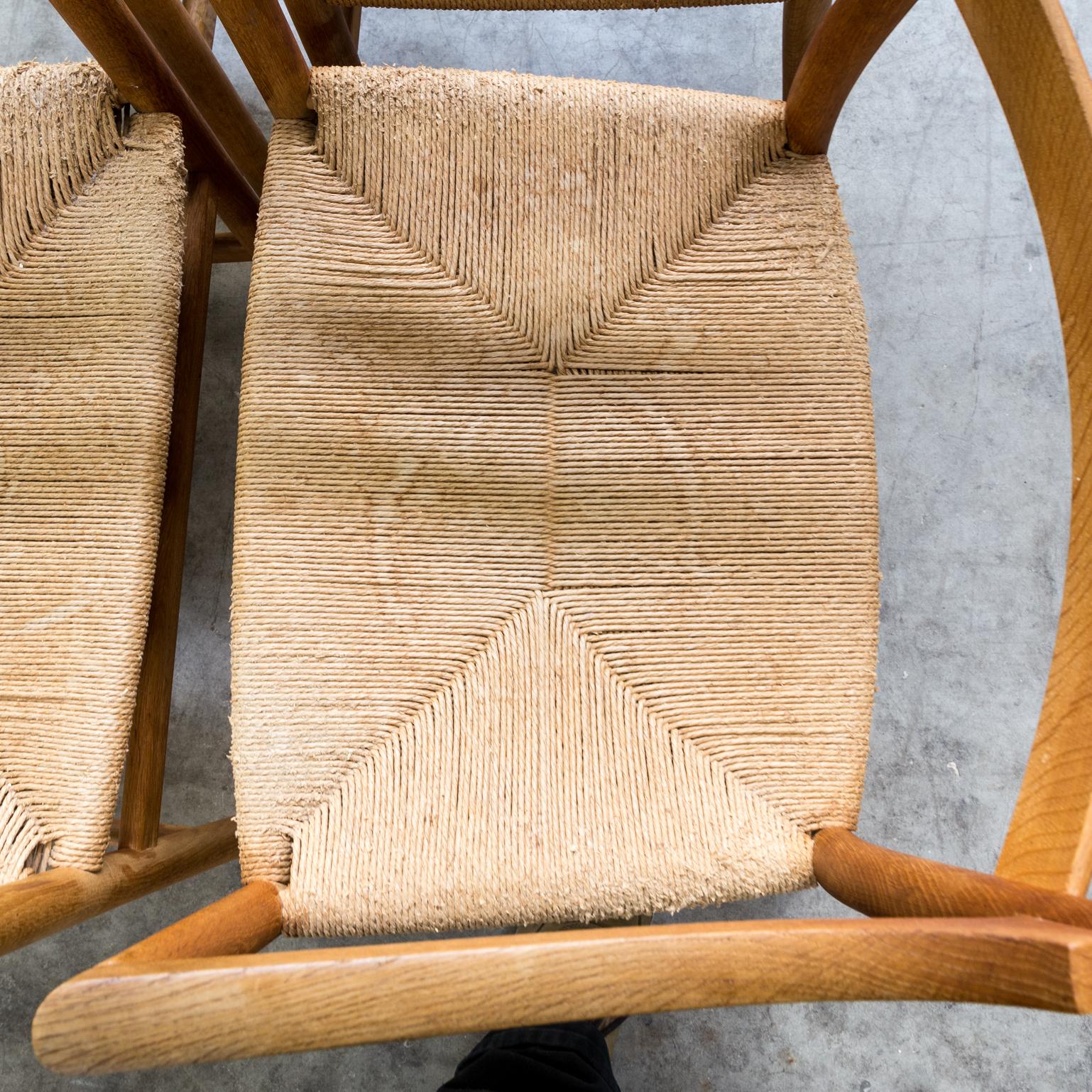 1960s Hans Wegner ‘CH46’ Chair for Carl Hansen & Son, Set of 4 For Sale 7