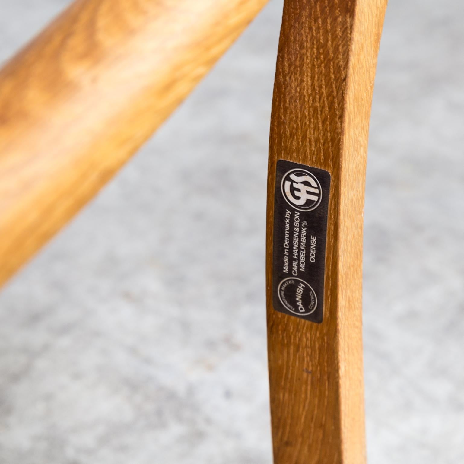 1960s Hans Wegner ‘CH46’ Chair for Carl Hansen & Son, Set of 4 For Sale 9