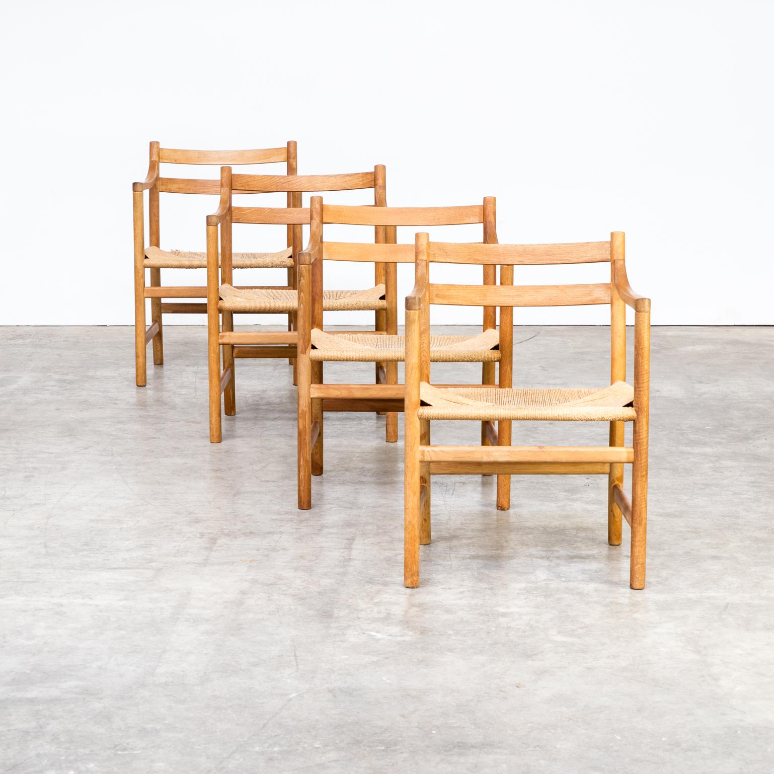Danish 1960s Hans Wegner ‘CH46’ Chair for Carl Hansen & Son, Set of 4 For Sale