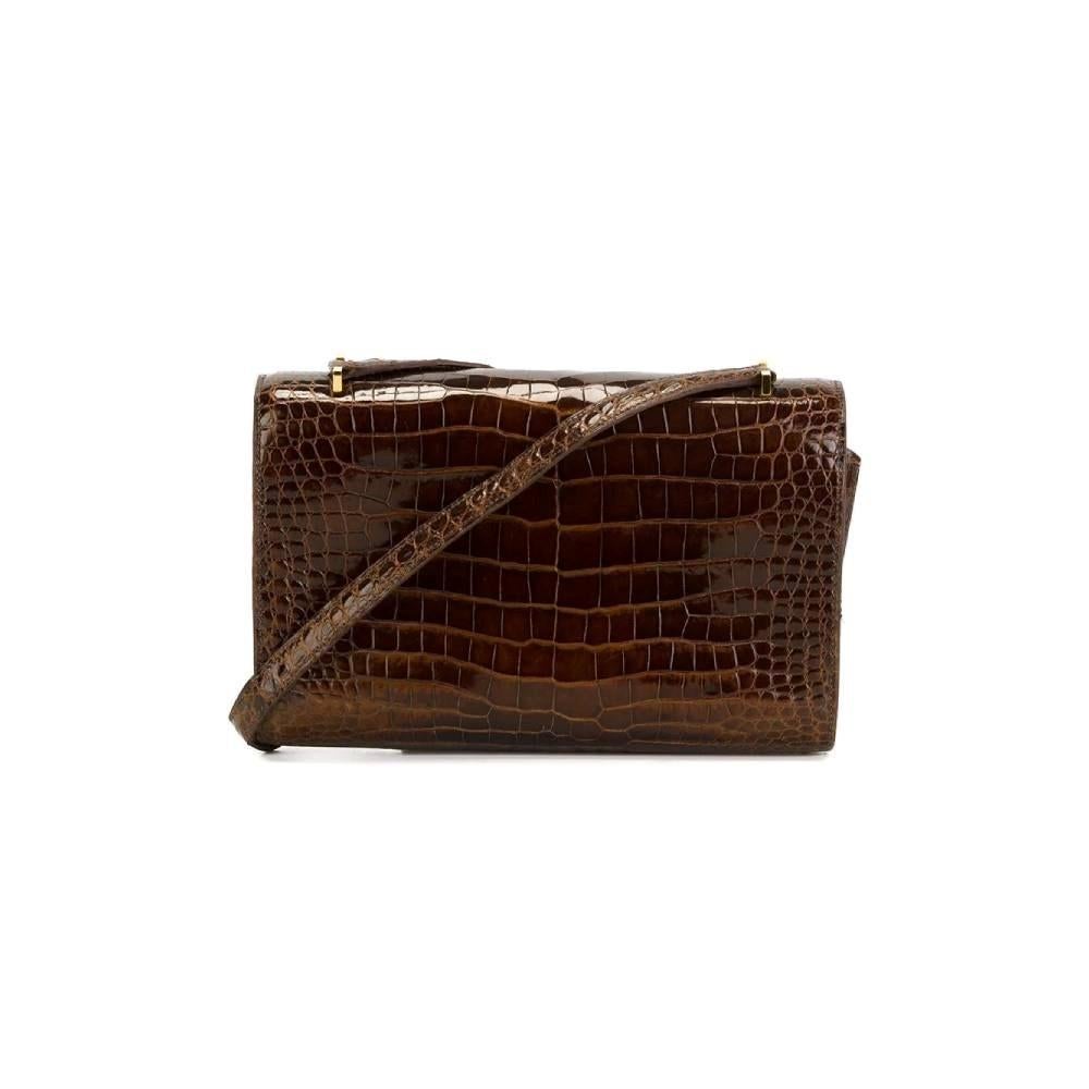 crocodile skin handbag