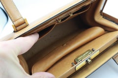 60's Hermes Vintage Pullman Brown Leather Bag