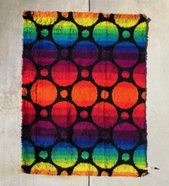 HOJER EKSPORT WILTON Mid Century Modern UNUSED LGBT Circles danois Rya, années 60