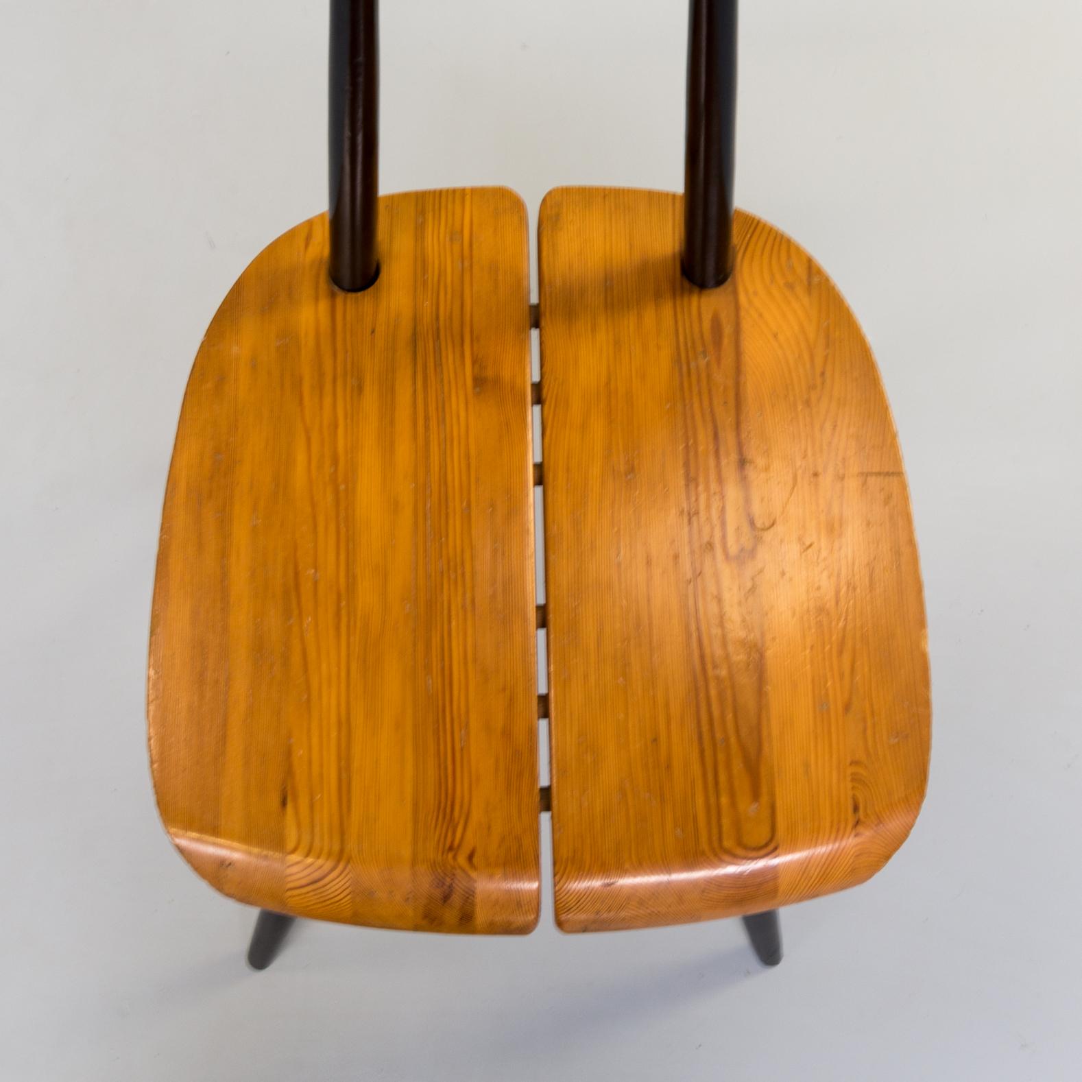 1960s Ilmari Tapiovaara “Pirkka” Dining Chair for Laukaan Puu, Set of 2 For Sale 4