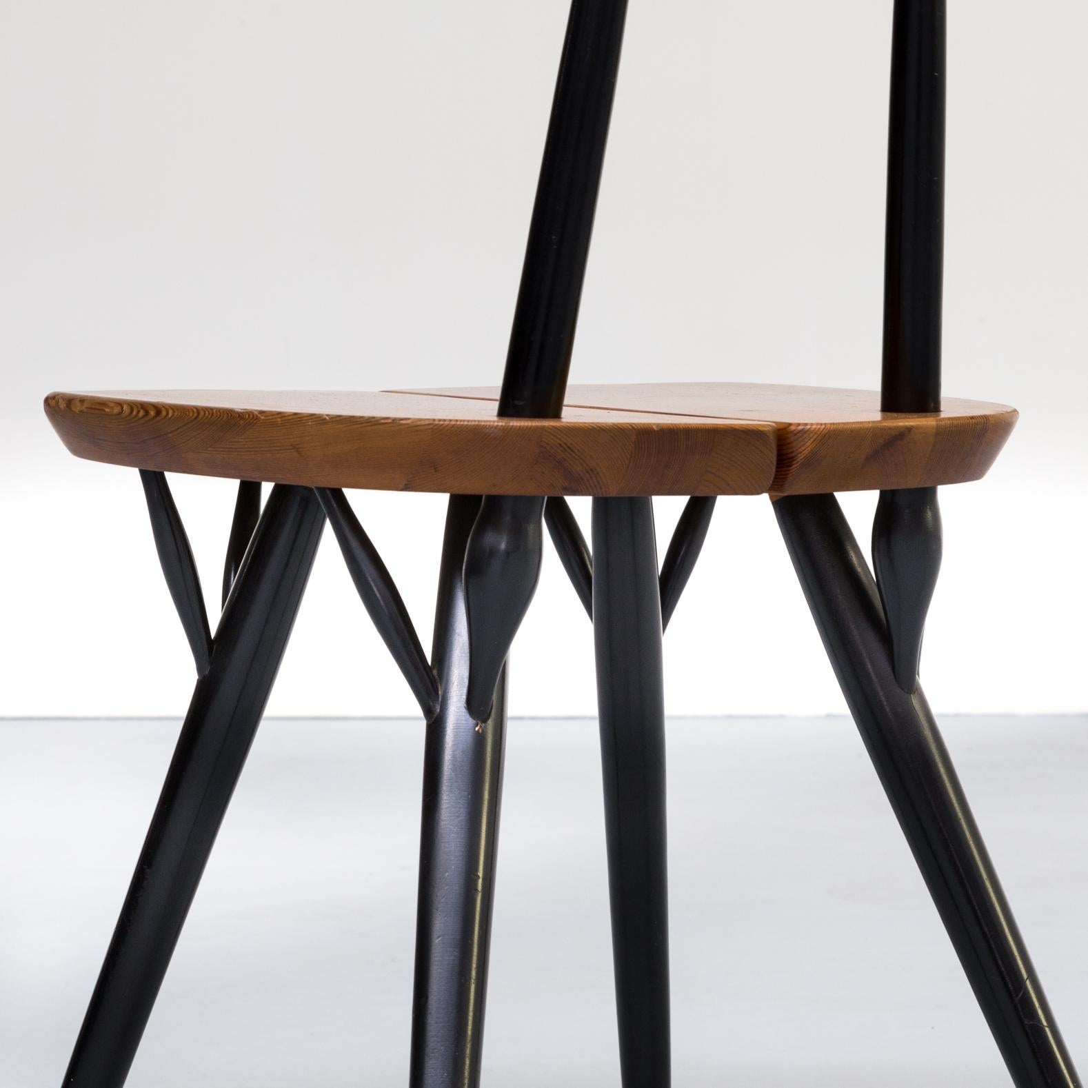 1960s Ilmari Tapiovaara “Pirkka” Dining Chair for Laukaan Puu, Set of 2 For Sale 6