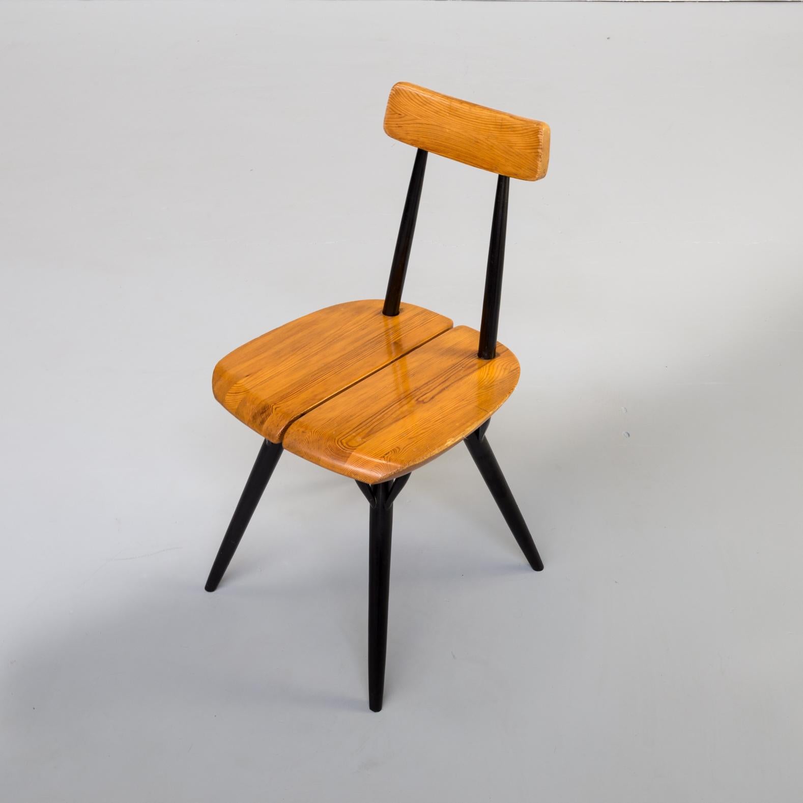 1960s Ilmari Tapiovaara “Pirkka” Dining Chair for Laukaan Puu, Set of 2 For Sale 2