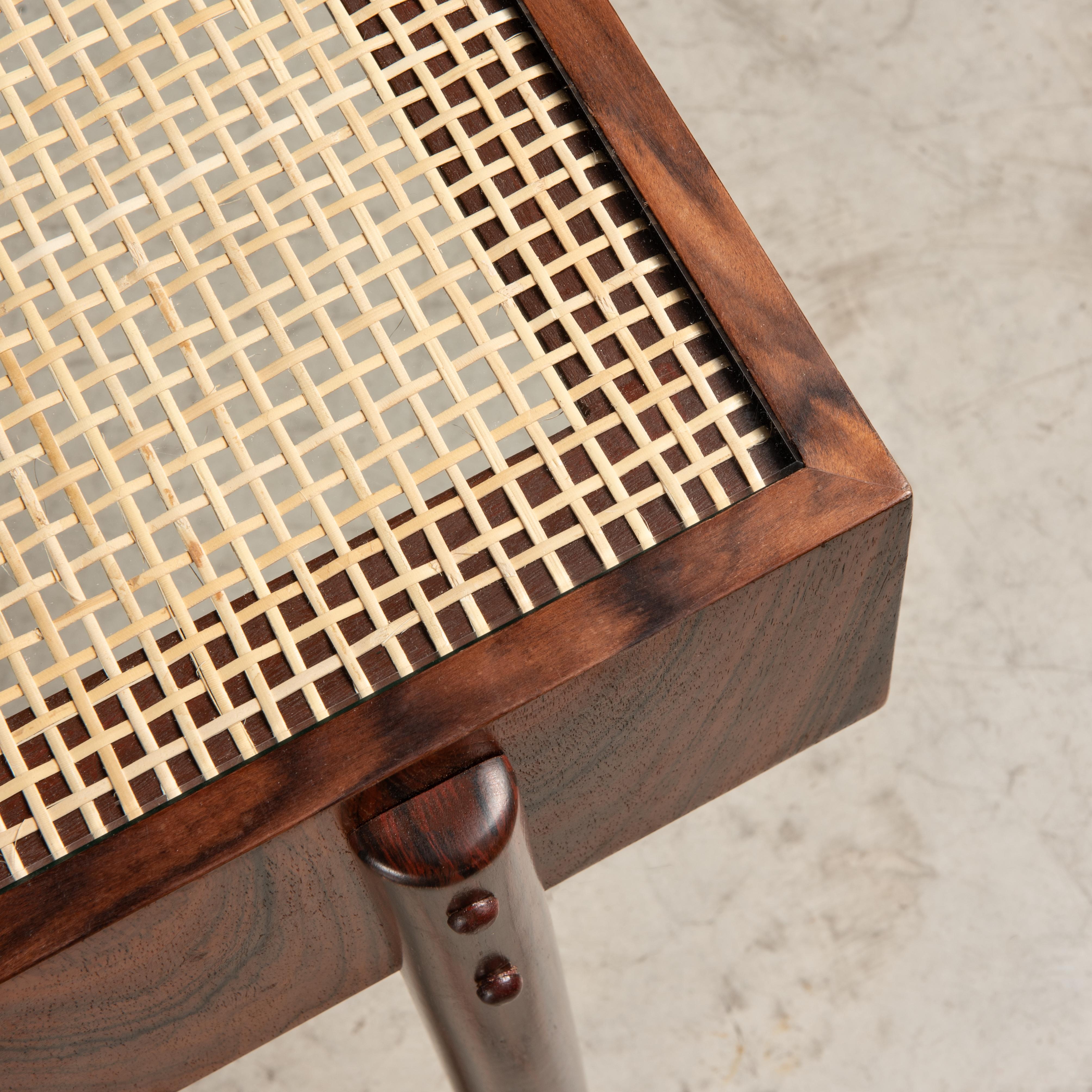 60's Inspired 'Adi' Side Table, Brazilian Modern Design  For Sale 2