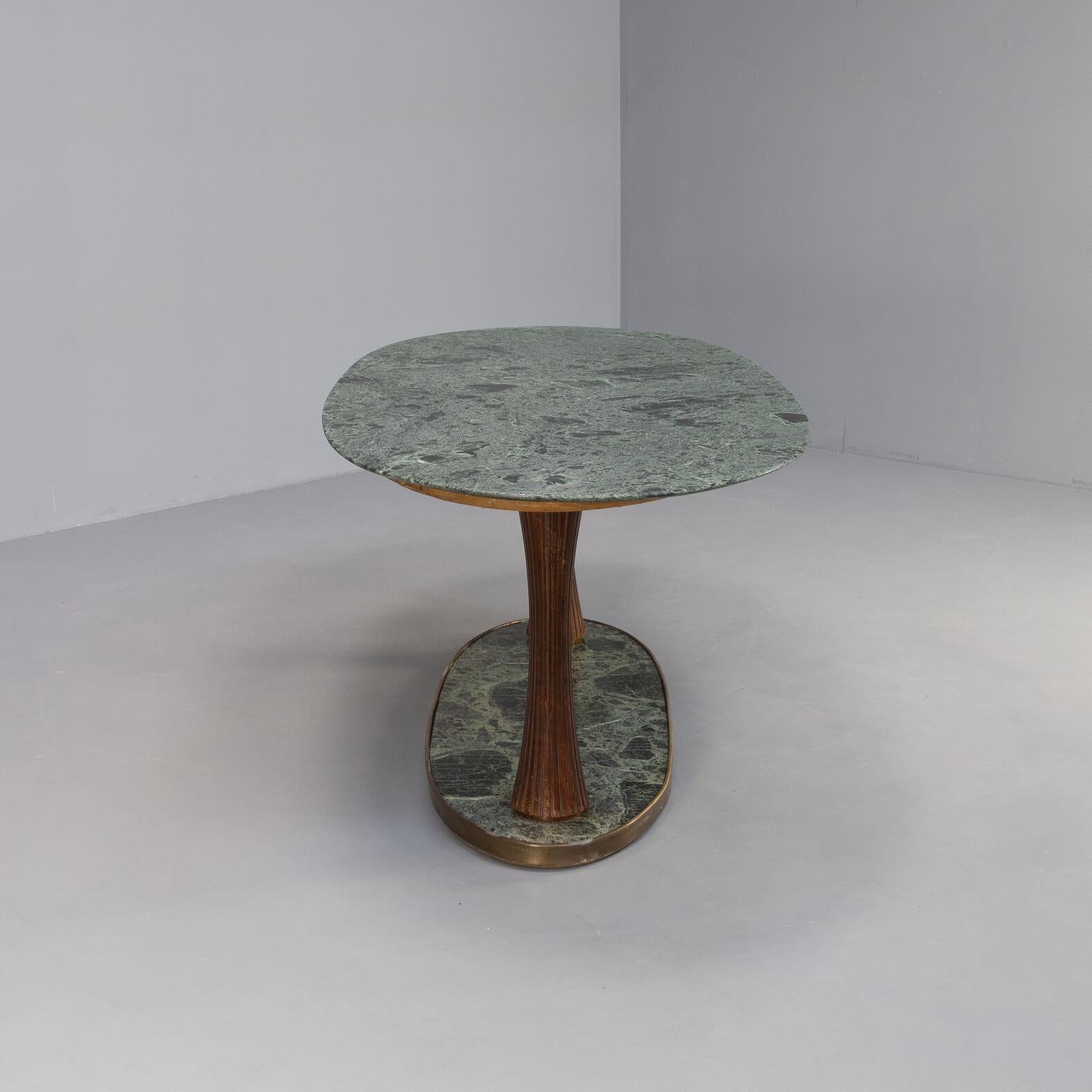 Mid-Century Modern 60s Italian Dining Table Marble by Vittorio Dassi For Sale