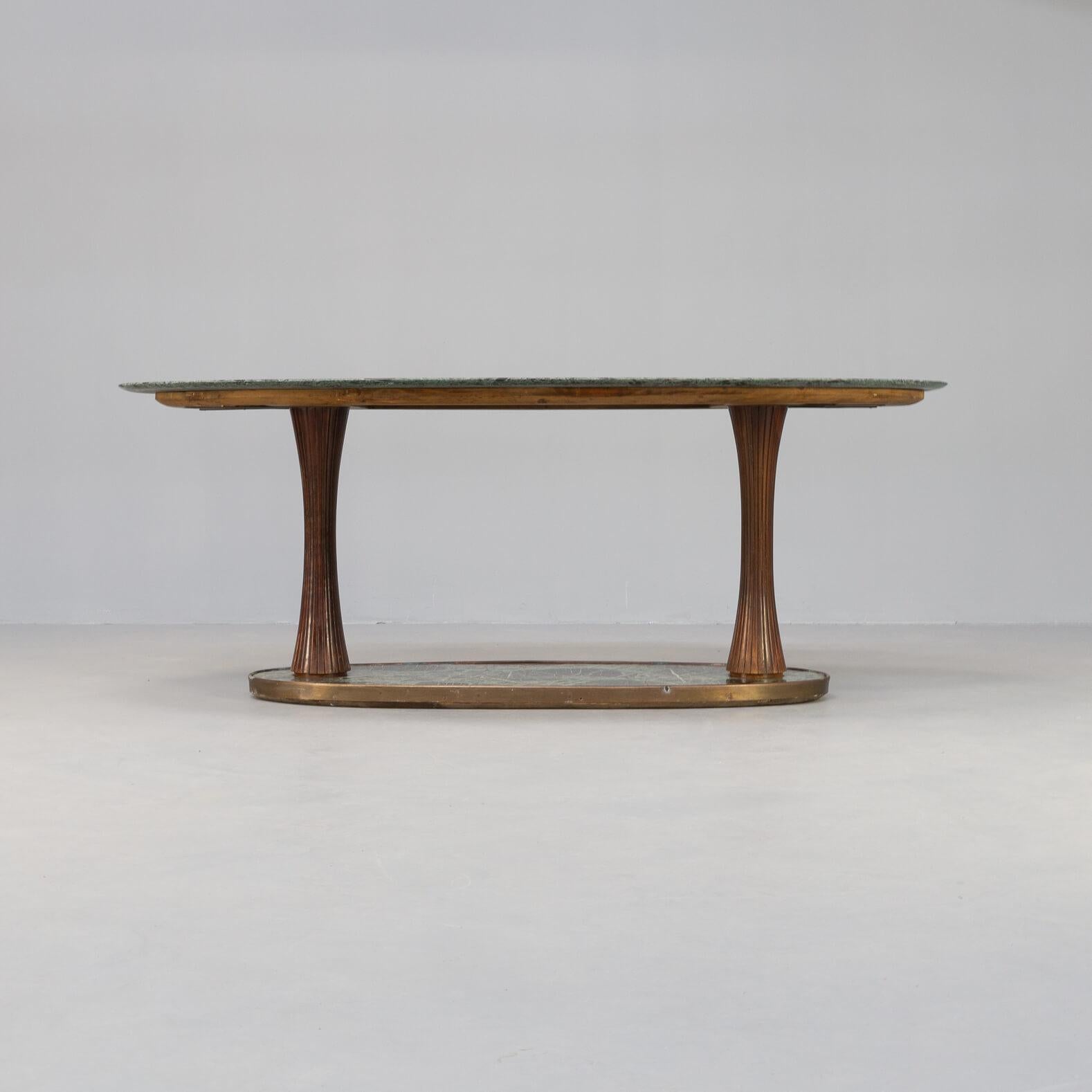 20th Century 60s Italian Dining Table Marble by Vittorio Dassi For Sale