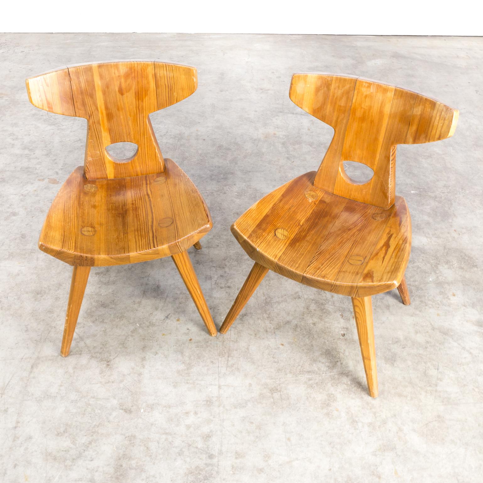 1960s Jacob Kielland-Brandt Dining Chairs for I. Christiansen Set of 2 2