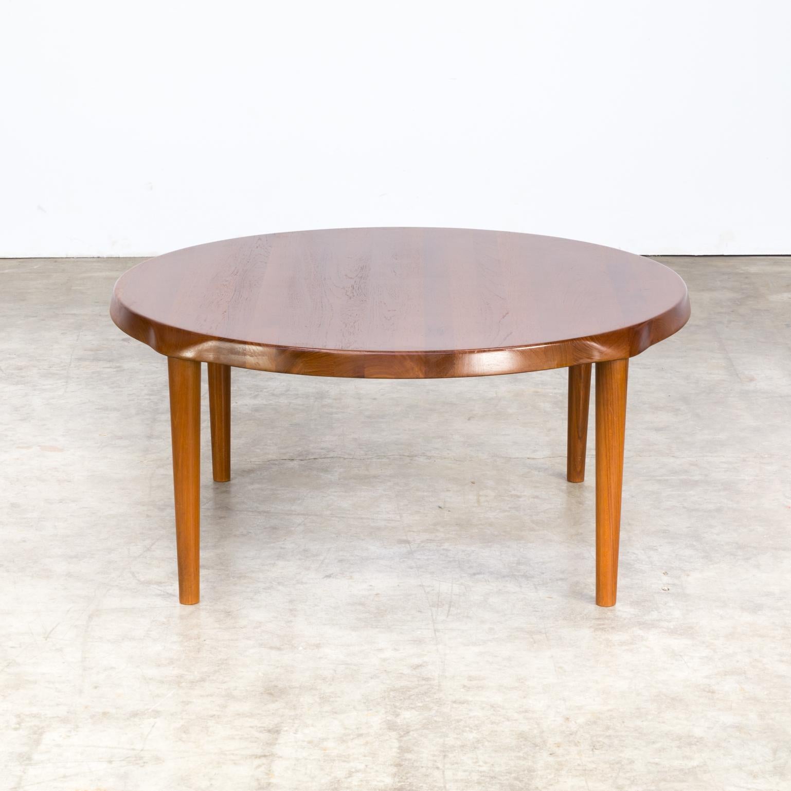 Danish 1960s John Boné Teak Round Coffee Table for Mikael Laursen For Sale