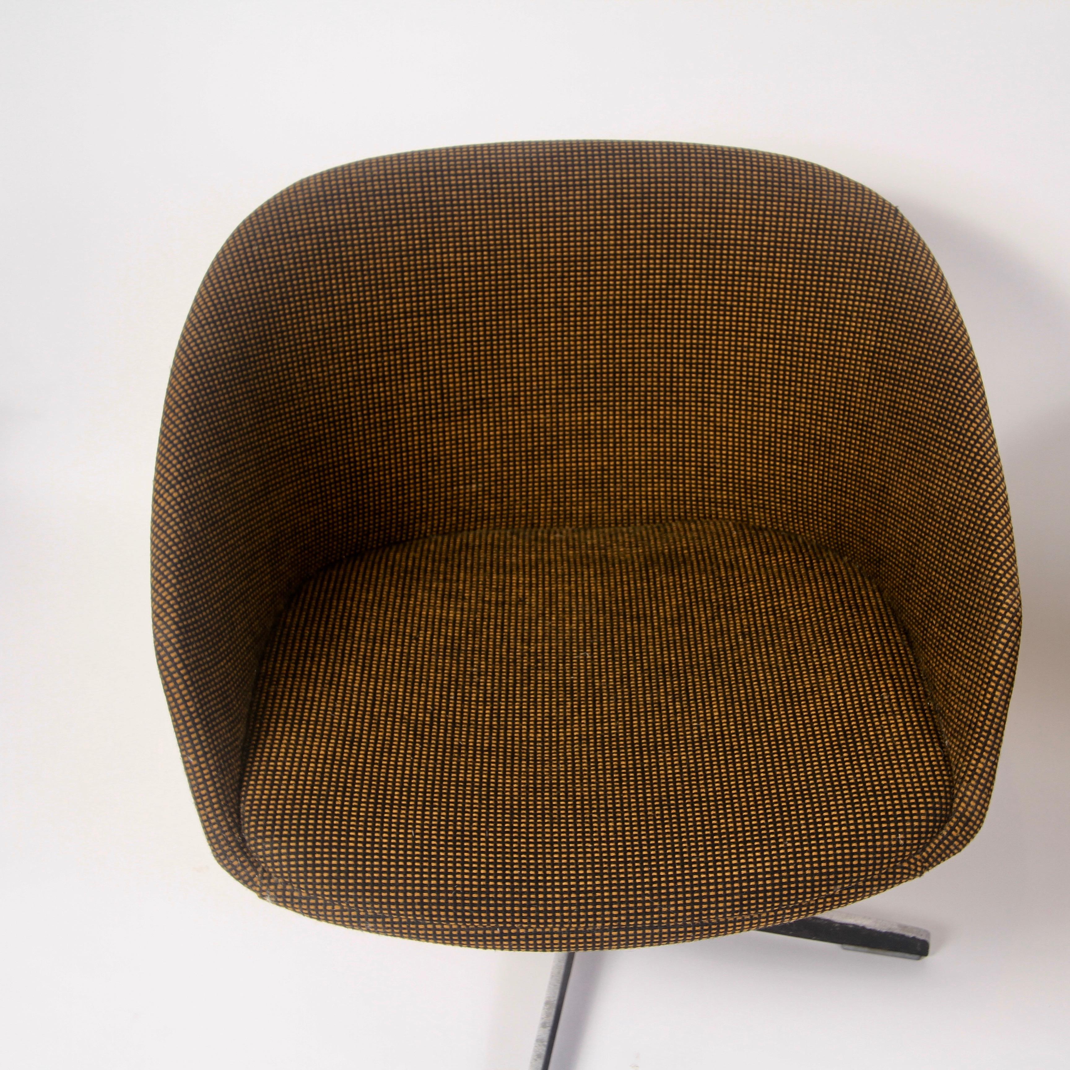 Mid-Century Modern 1960s John Yellen Swivel Chairs by I.V. Chair Corp. For Sale