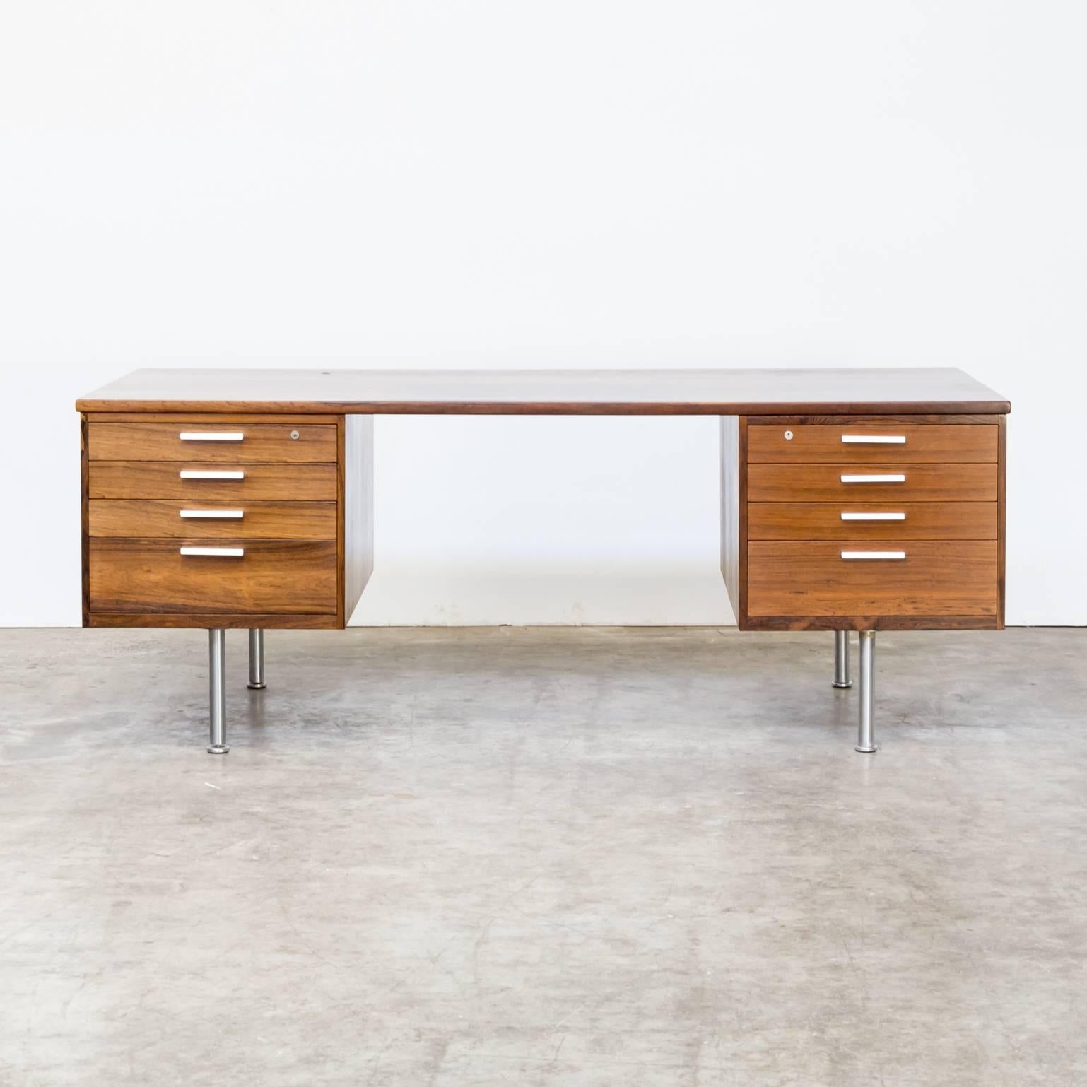 1960s Kai Kristiansen rosewood writing desk for Feldballes Møbelfabrik. Good condition consistent with age and use.
