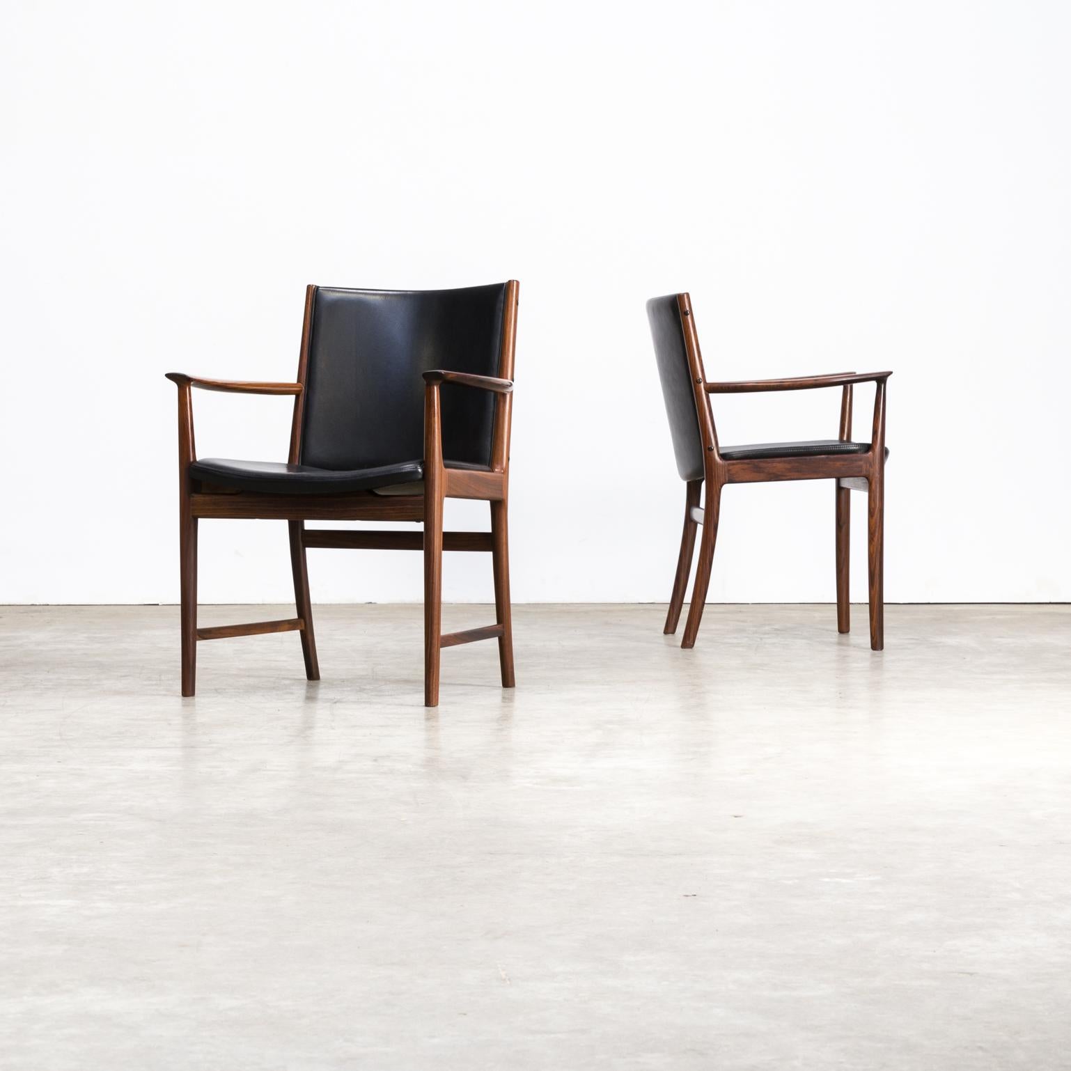 1960s Kai Lyngfeldt Larsen armchair for Vejen Møbelfabrik set of 2. Beautiful set with ‘he’ chair and ‘she’ chair in good condition consistent with age and use.