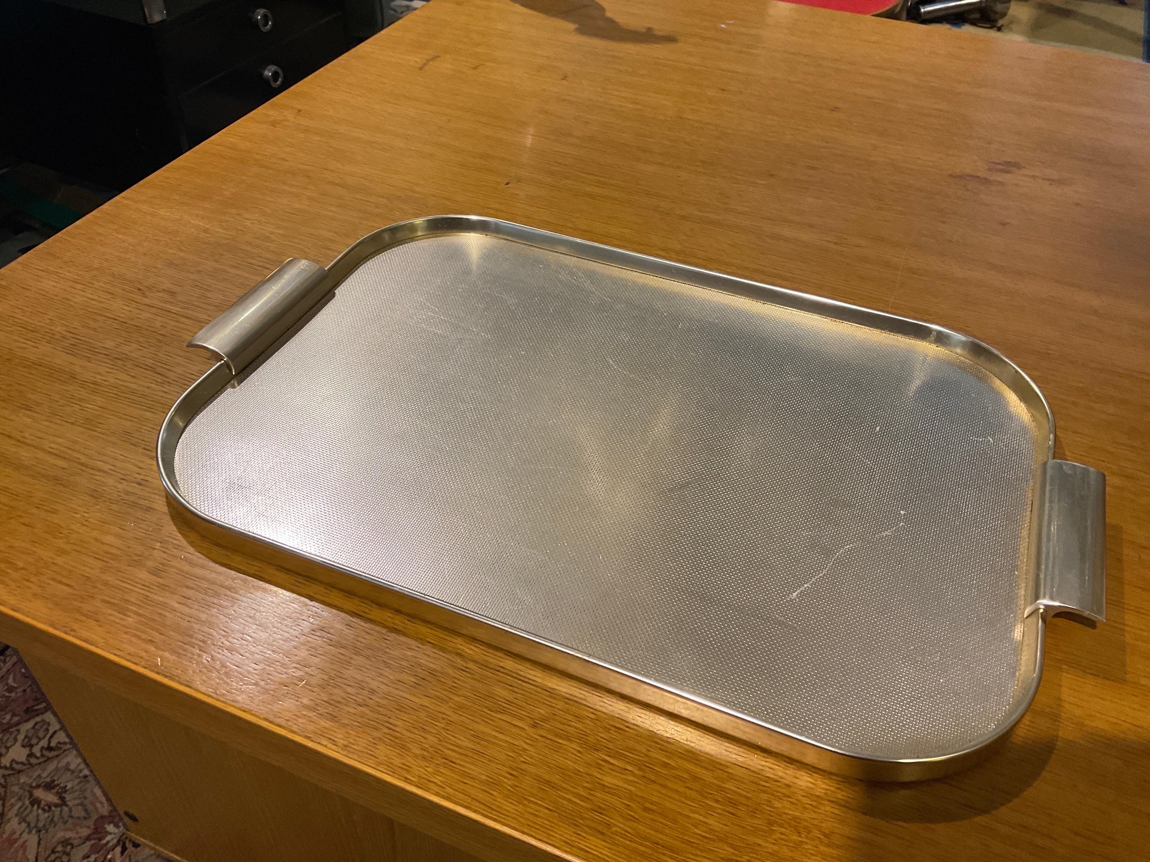 60s Bandeja de aluminio Kaymet Inglés en venta