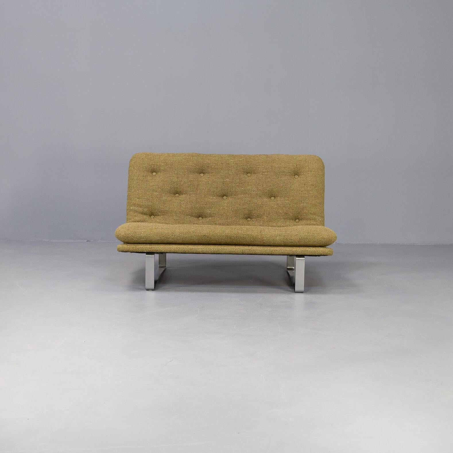 Mid-Century Modern 60s Kho Liang Ie C684 Two Seat Sofa for Artifort For Sale