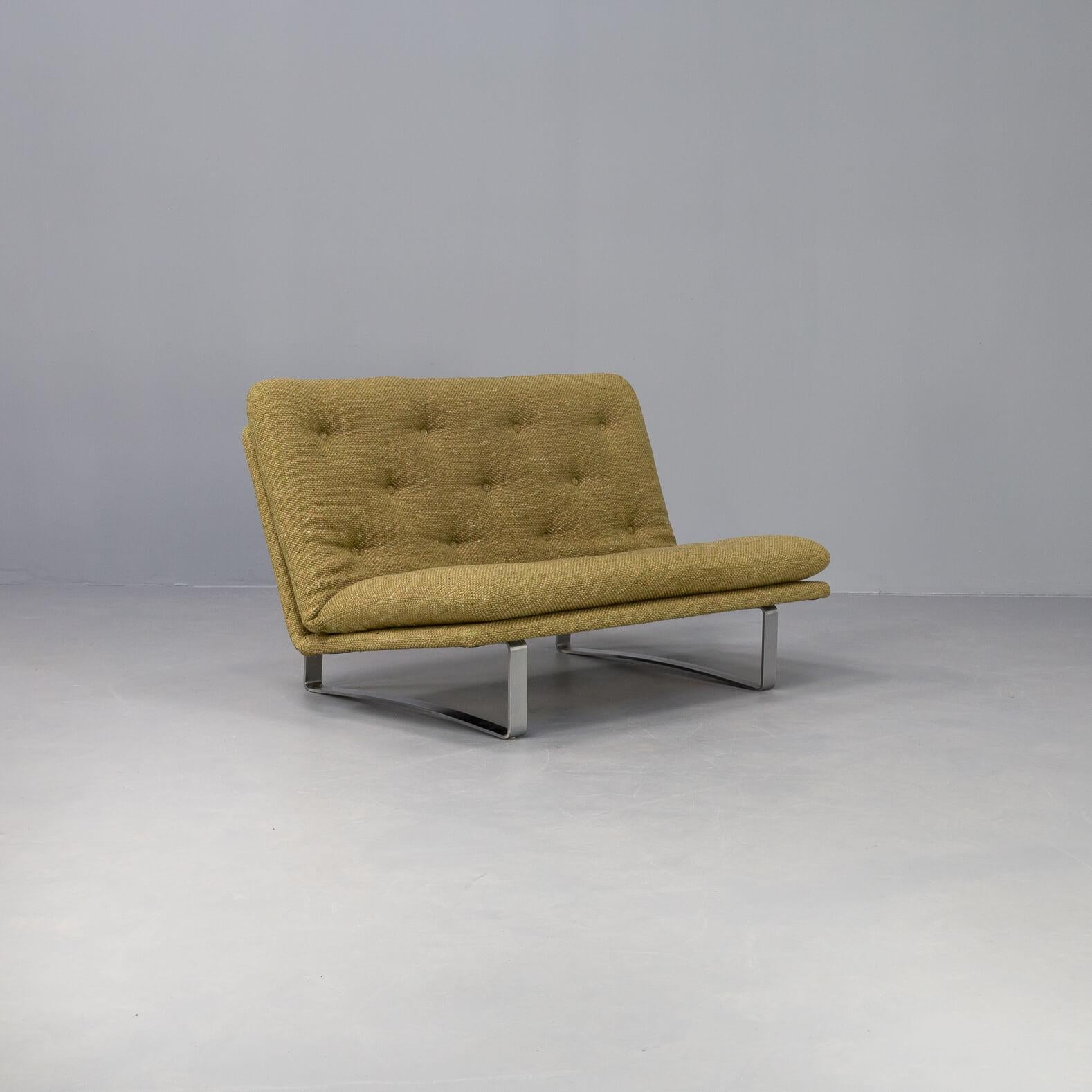 Dutch 60s Kho Liang Ie C684 Two Seat Sofa for Artifort For Sale