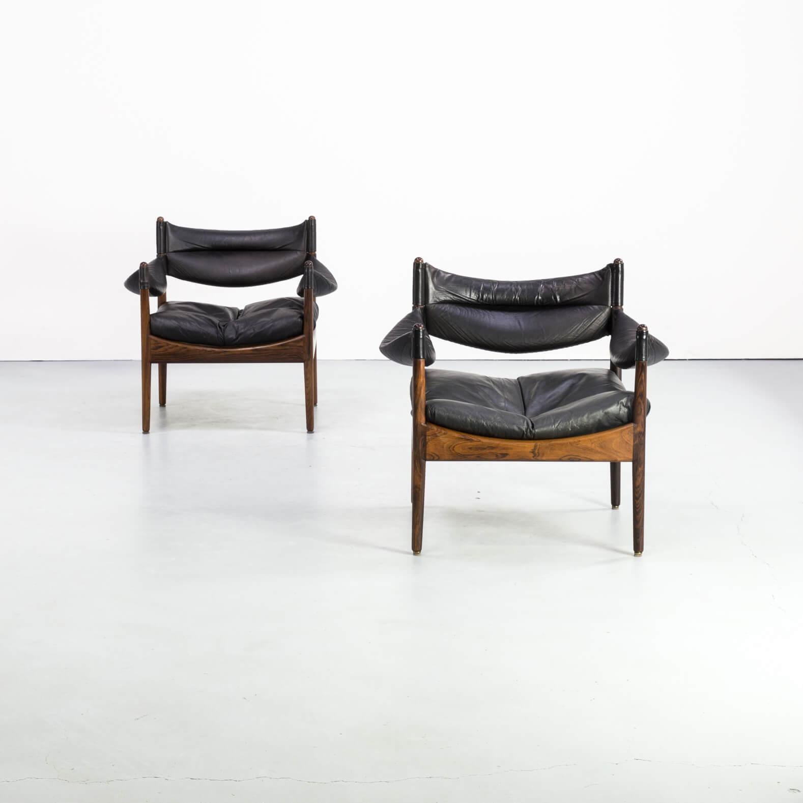 Danish 1960s Kristian Solmer Vedel Lounge Chairs for Søren Willadsen Set of 2
