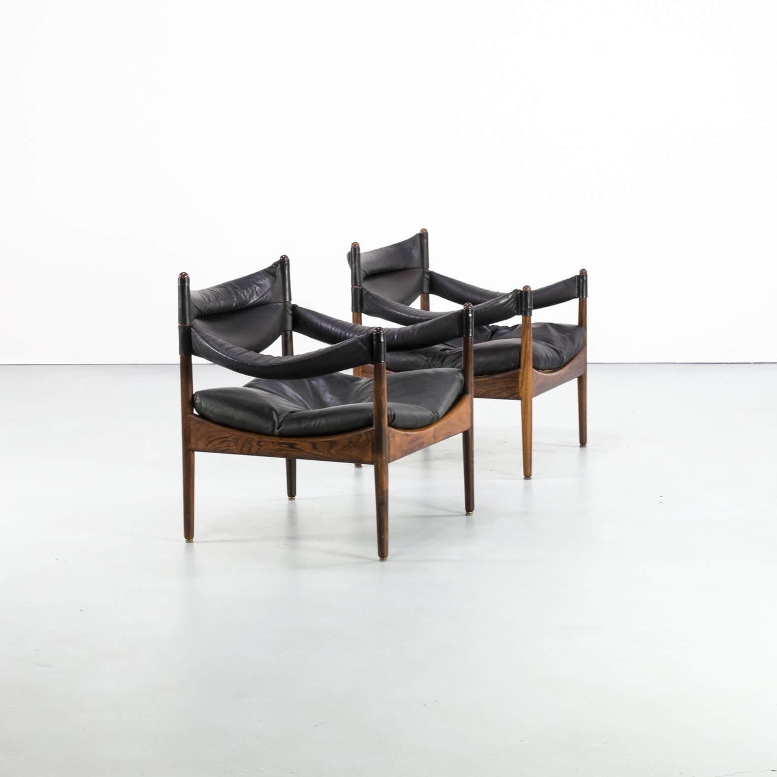 1960s Kristian Solmer Vedel Lounge Chairs for Søren Willadsen Set of 2 In Good Condition In Amstelveen, Noord