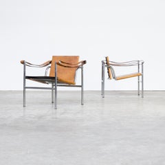 fauteuils 'LC1' de Le Corbusier des années 1960 pour Cassina:: lot de 2