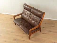 60s Leather Sofa by Georg Thams