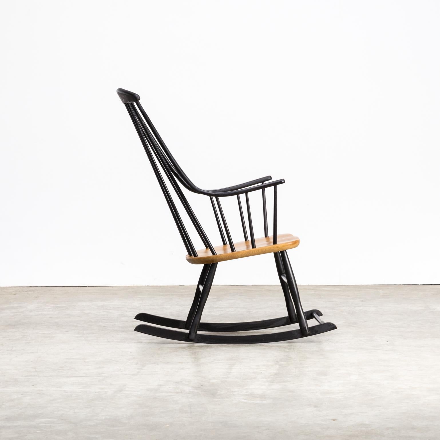 Swedish 1960s Lena Larsson ‘Grandessa’ Rocking Chair for Nesto For Sale