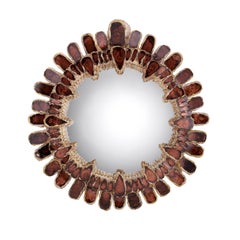 '60s Line Vautrin Gerbera Mirror in Talosel
