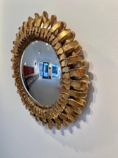 '60s Line Vautrin gold Gerbera Mirror in Talosel