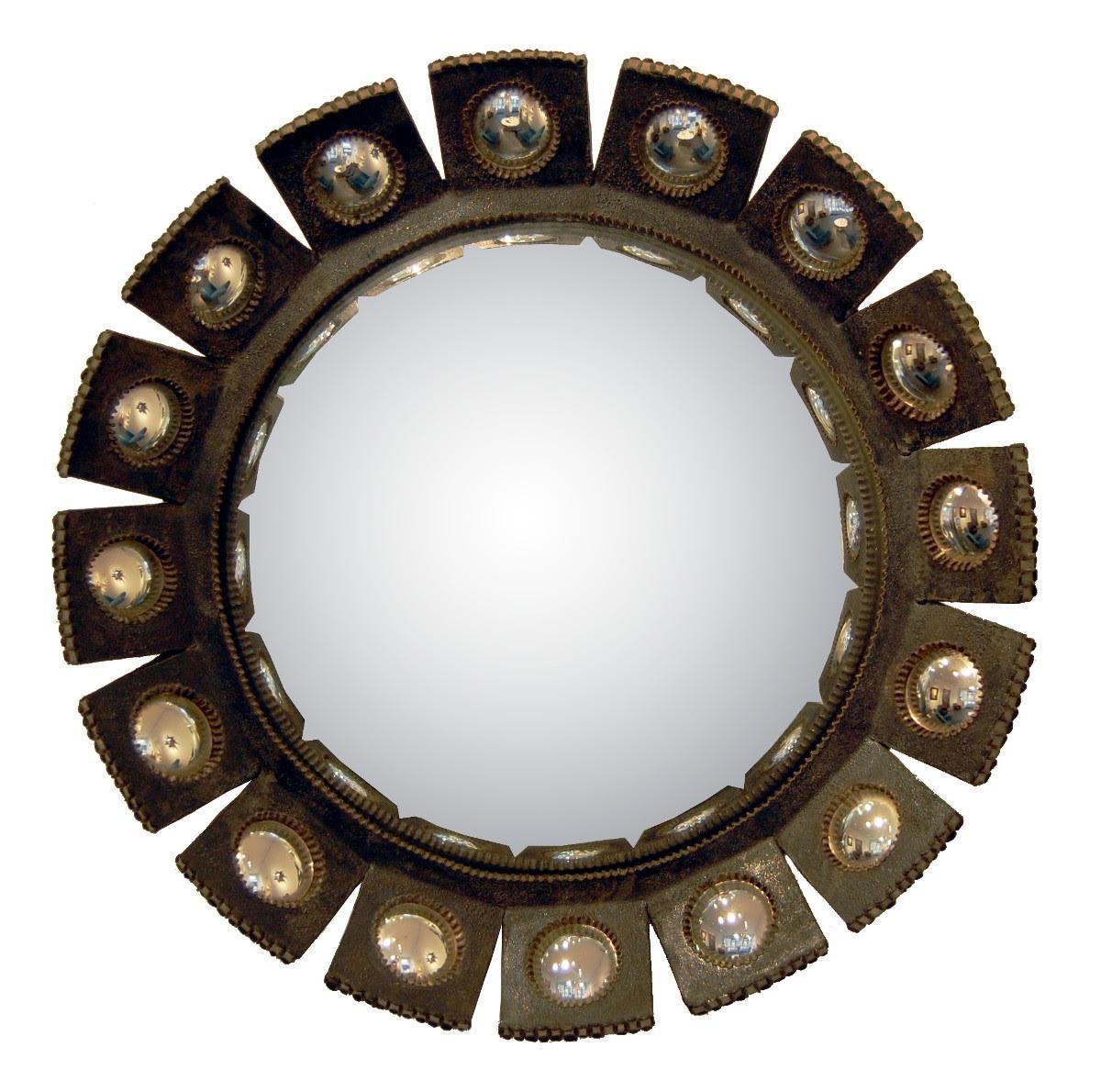 Mid-20th Century '60s Line Vautrin Mazarin Mirror Talosel