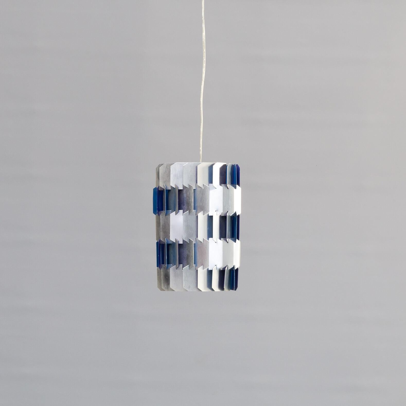 Danish 1960s Louis Weisdorf ‘facet’ Hanging Lamp for Lyfa For Sale