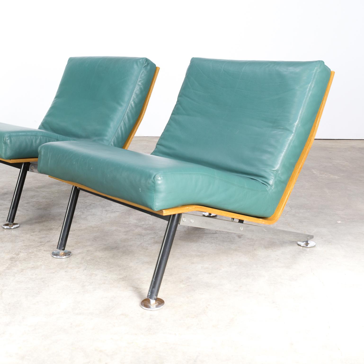 1960s Low Lounge Chair by Felice Rossi Set of 2 For Sale 4
