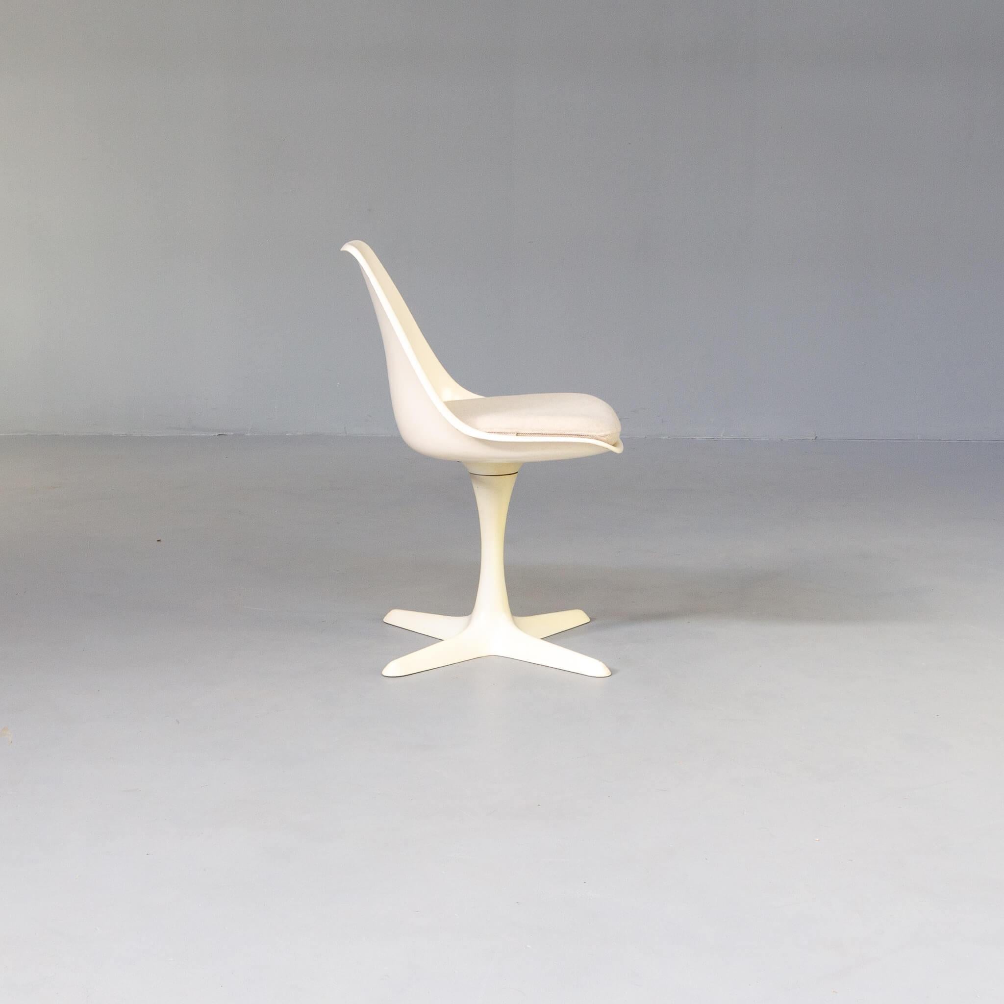 Metal 60s Maurice Burke Dining Chair for Arkana Furniture Set/4